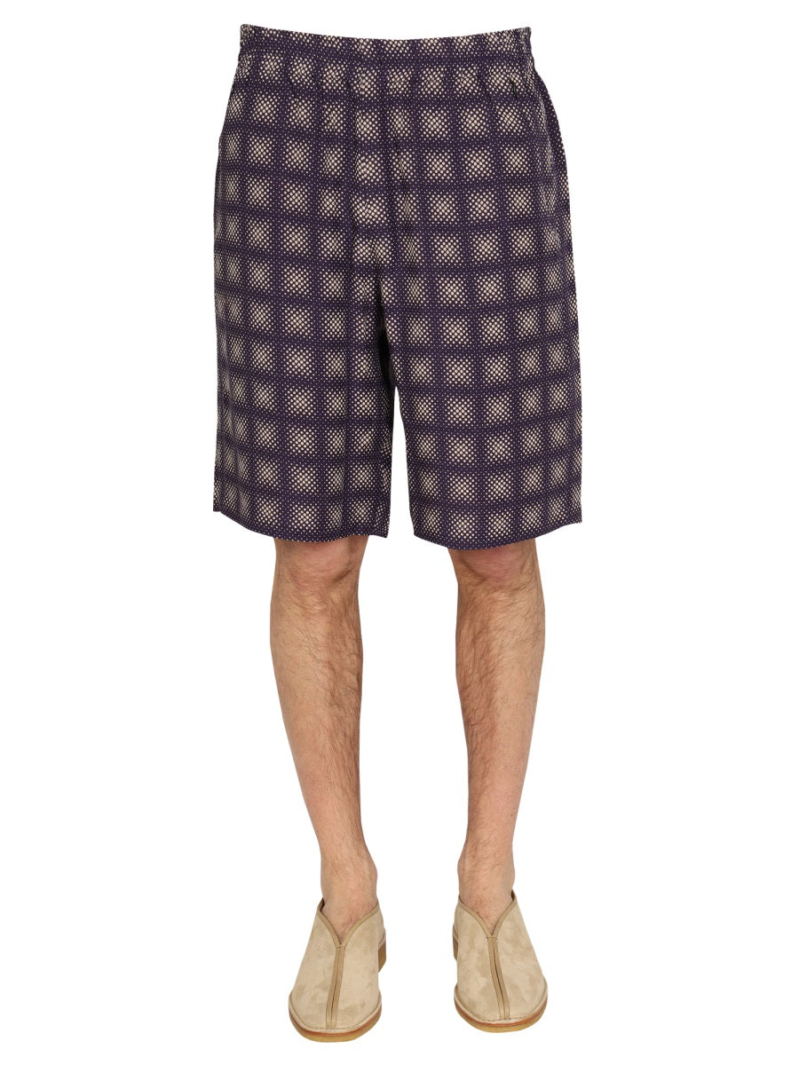 NEEDLES Check Print Bermuda Shorts