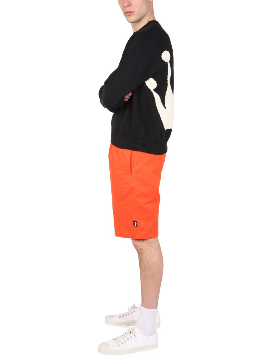 STUSSY Logo Mini Bermuda Shorts for Men