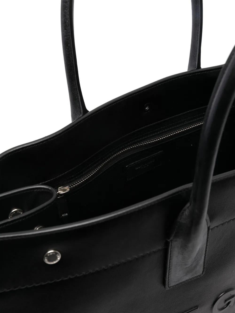 SAINT LAURENT Oversized Rive Gauche Tote Handbag