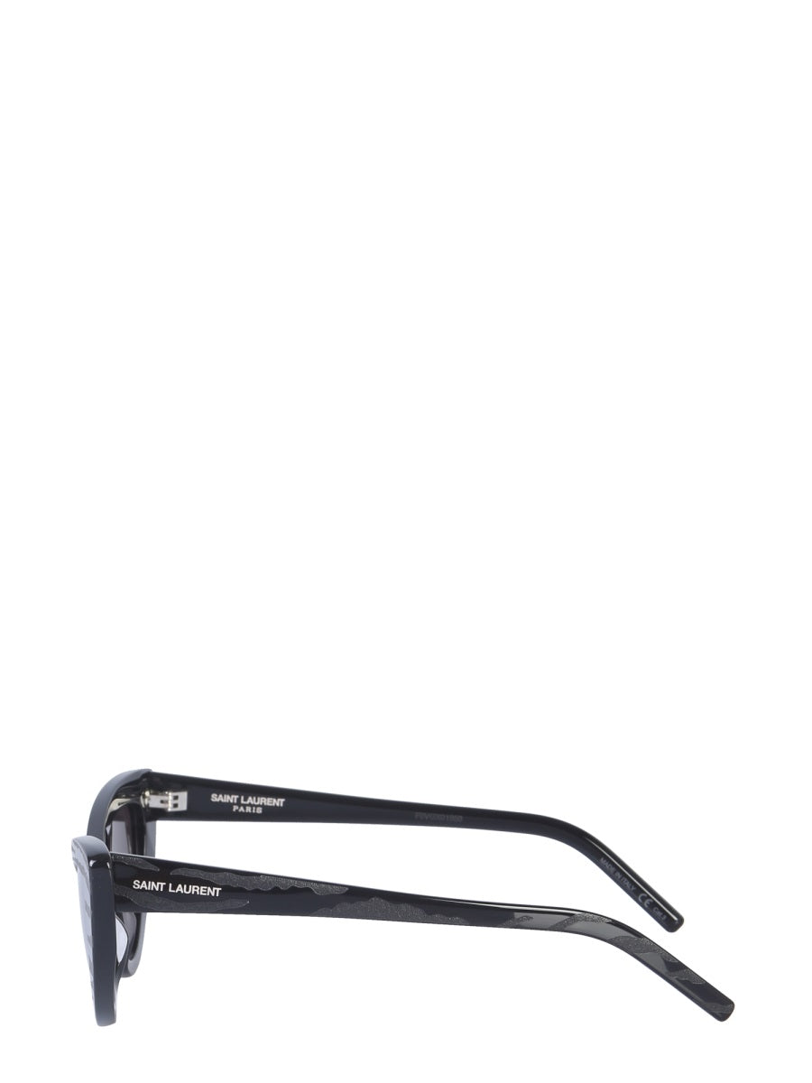 SAINT LAURENT Chic Mini Tiger Print Sunglasses