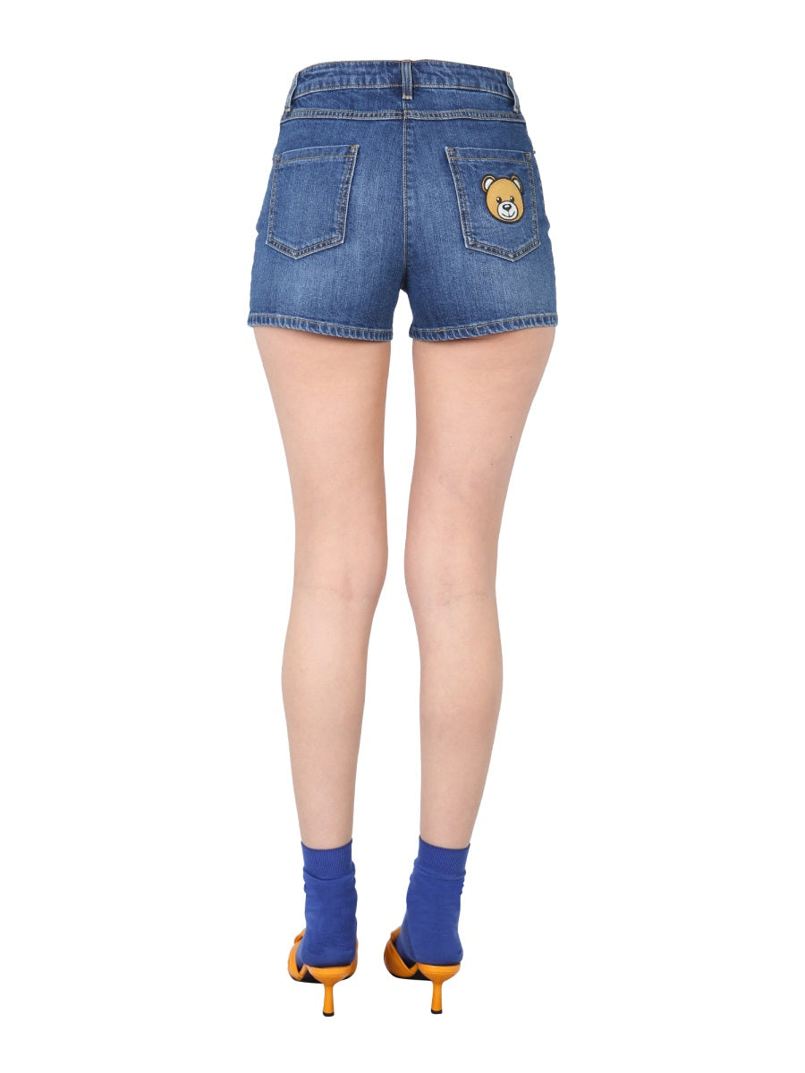 MOSCHINO Teddy Bear Mini Shorts