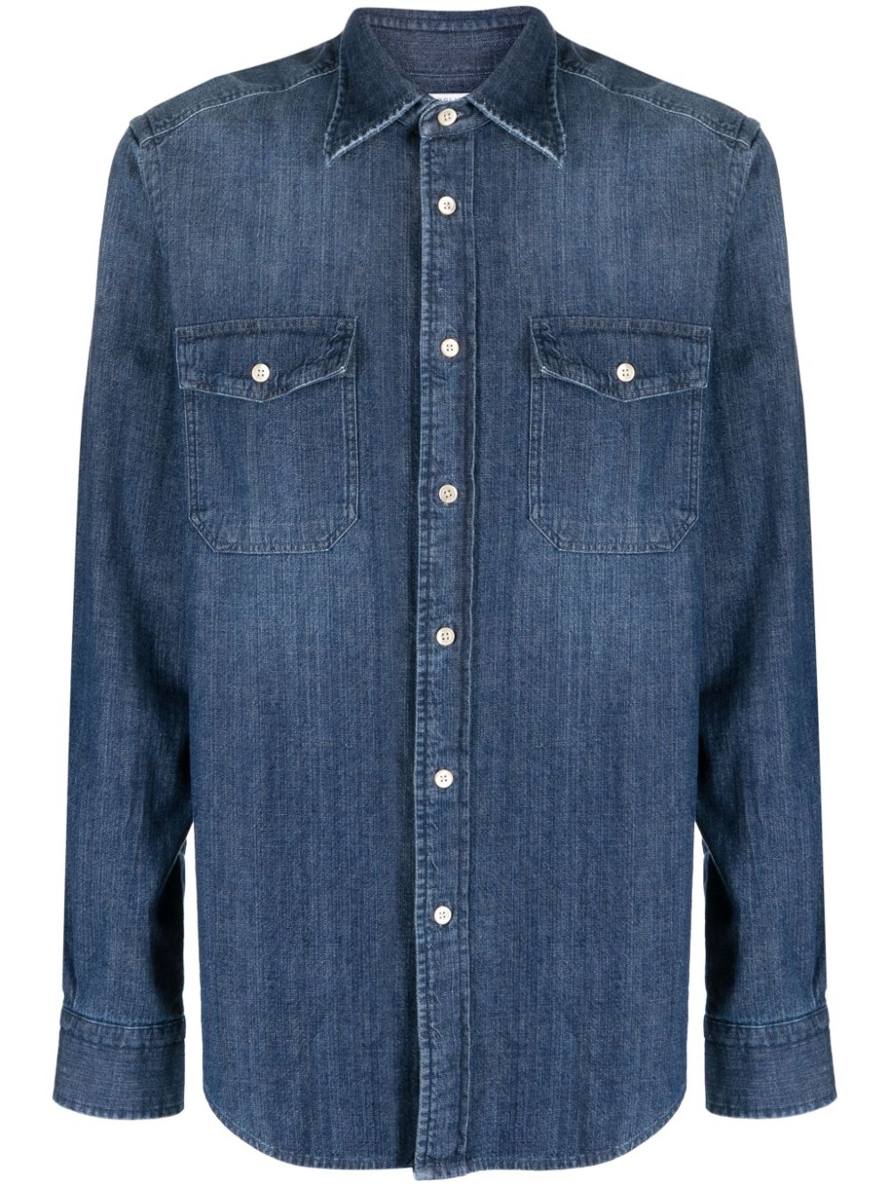 BOGLIOLI Classic Denim Button-Down Shirt