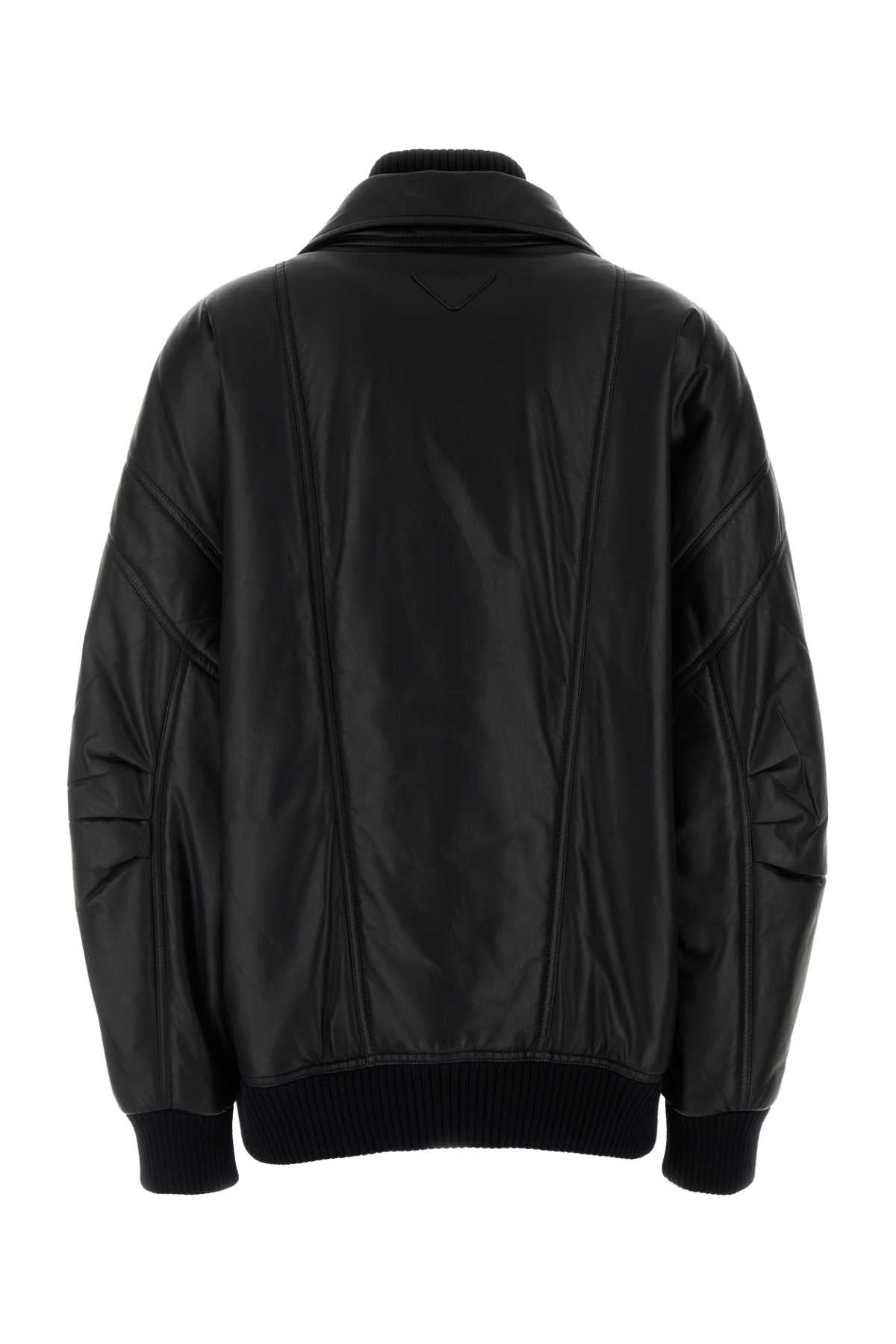 PRADA Nappa Leather Bomber Jacket for Women