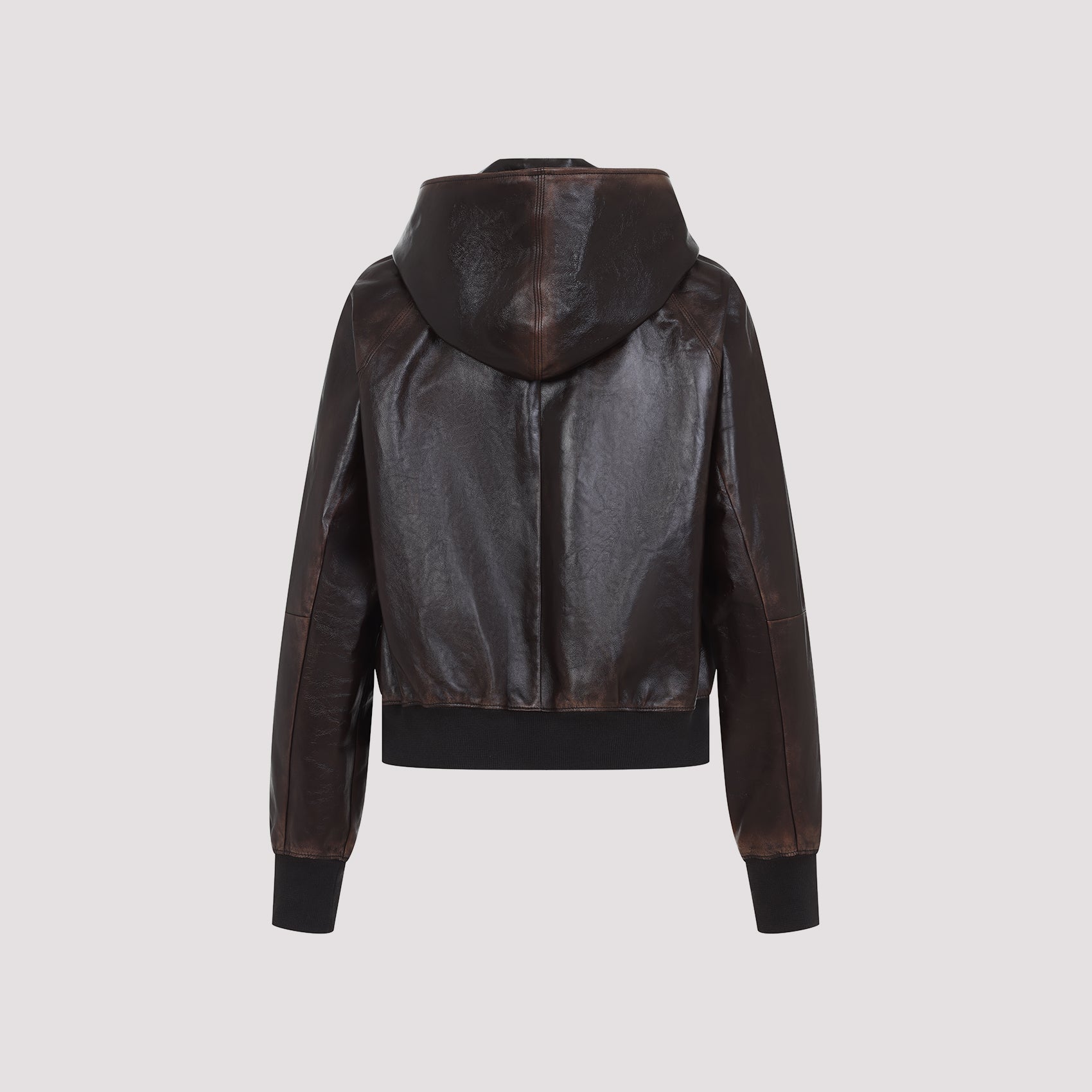 PRADA Lambskin Hooded Jacket for Women