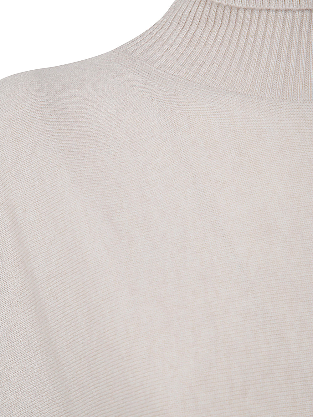D.EXTERIOR Cashmere Over Turtleneck Mini Sweater