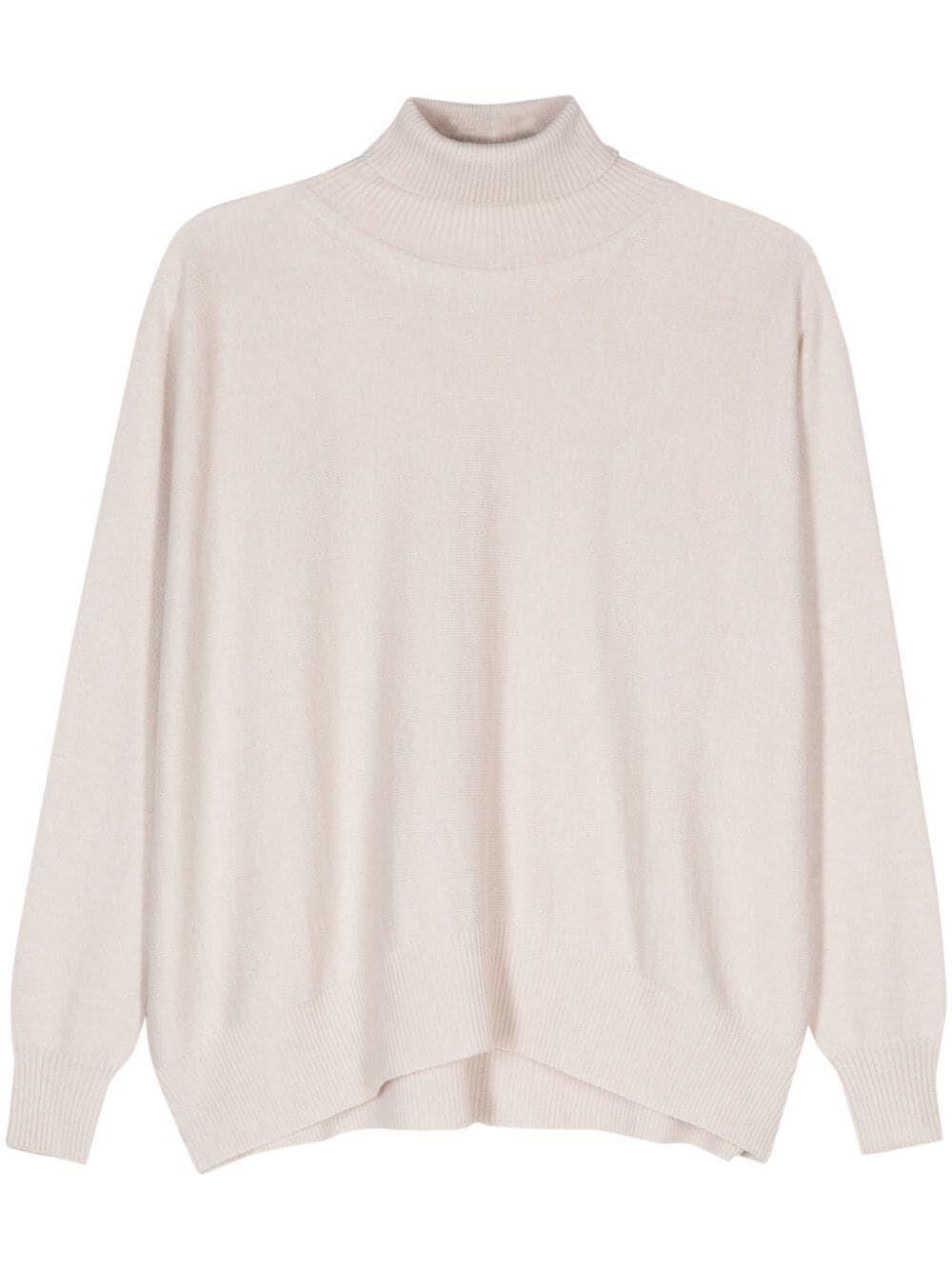 D.EXTERIOR Cashmere Over Turtleneck Mini Sweater