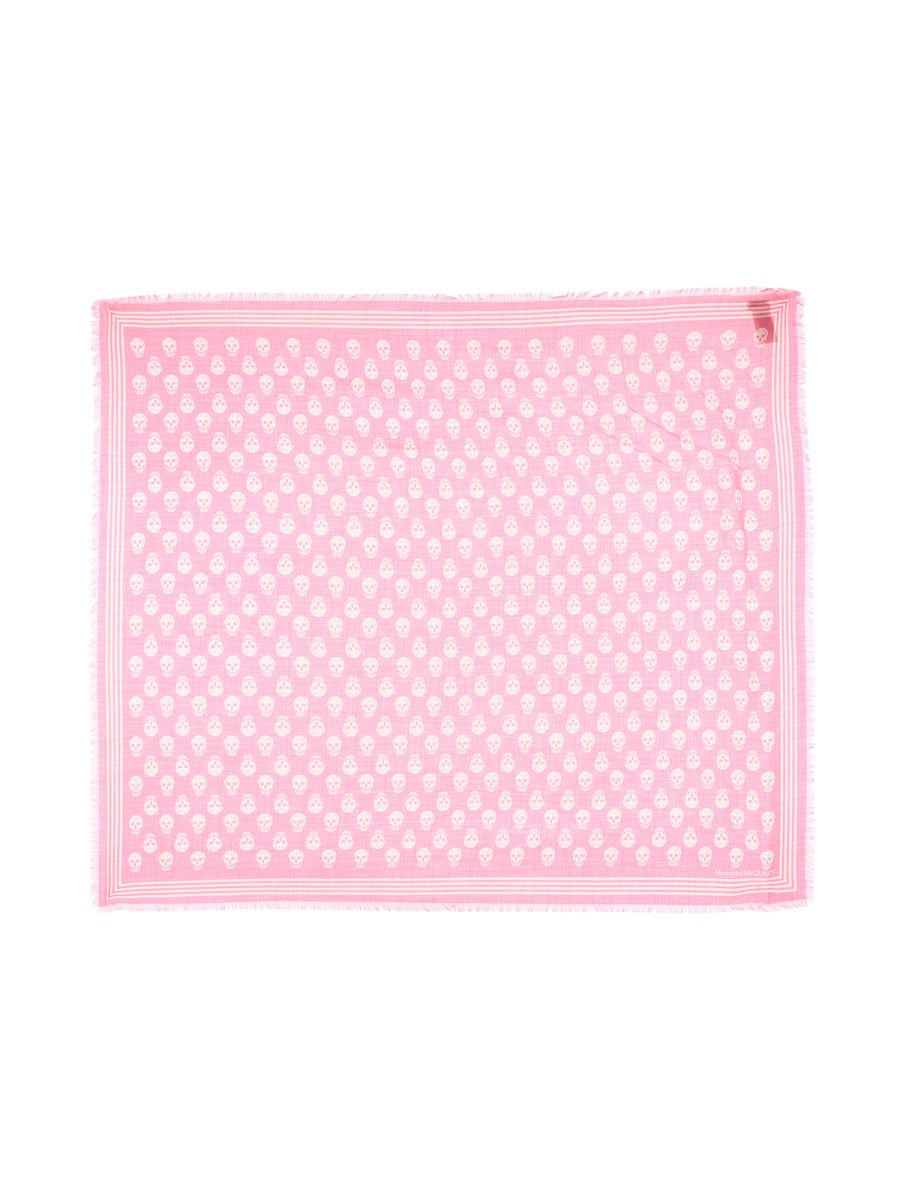 ALEXANDER MCQUEEN Biker Skull Print Scarf