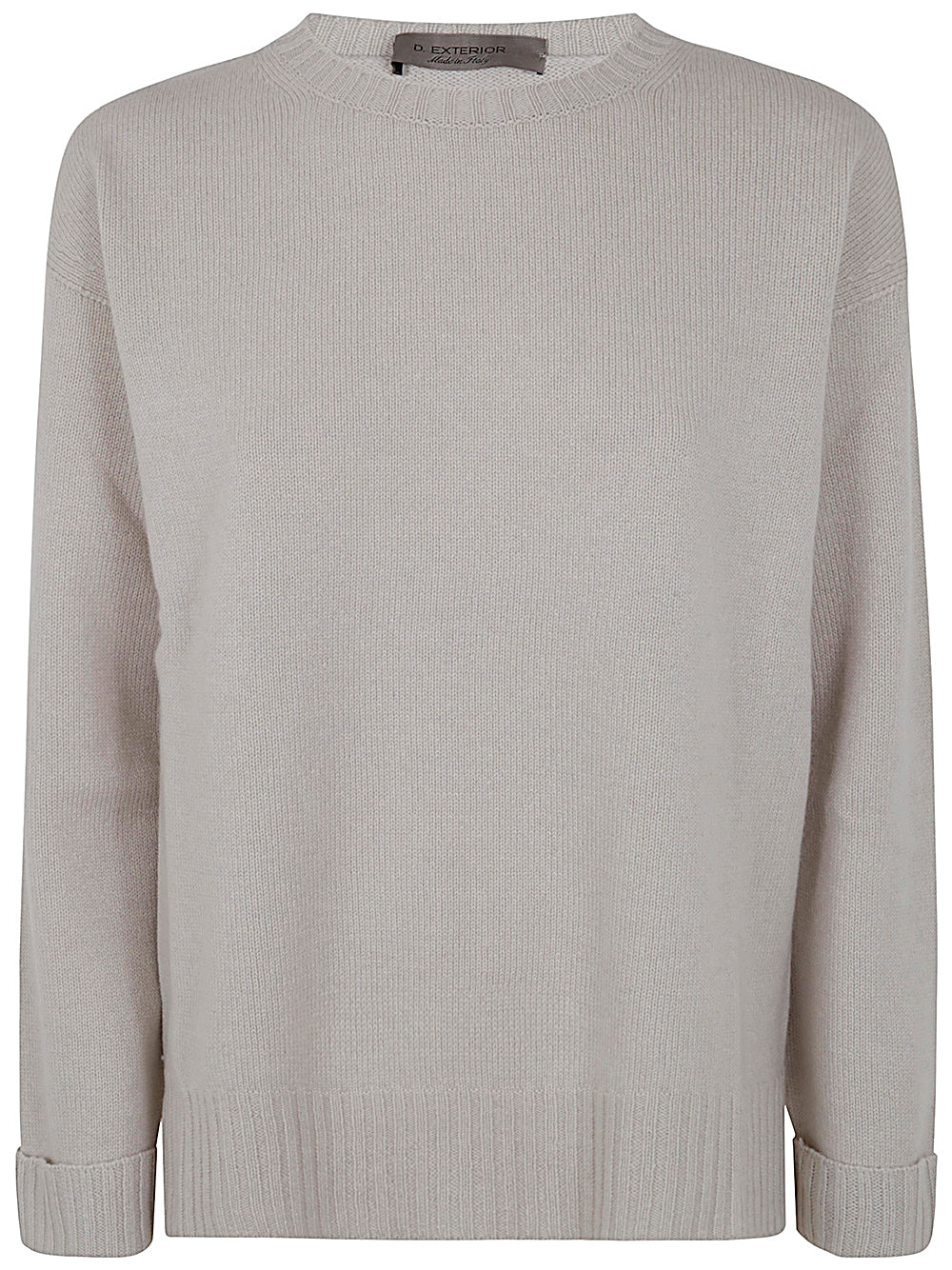 D.EXTERIOR Cashmere Silk Roundneck Sweater for Women