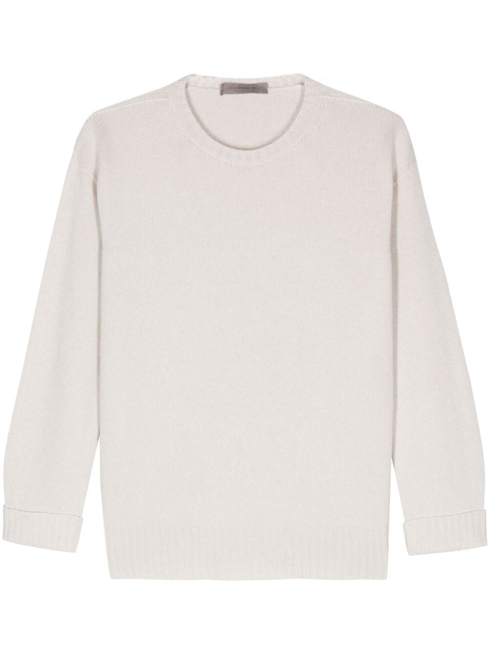 D.EXTERIOR Cashmere Silk Roundneck Sweater for Women