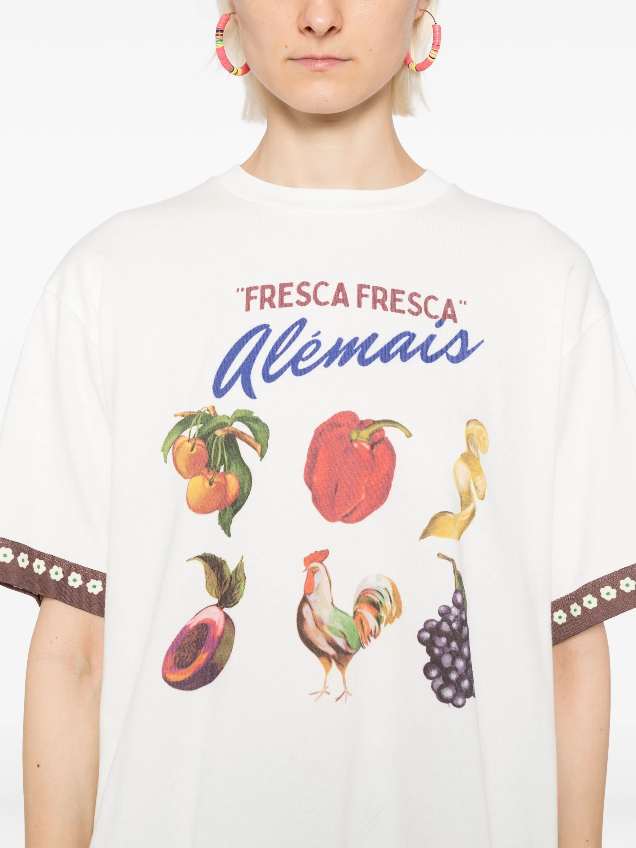 ALEMAIS Relaxed Fit Short-Sleeved T-Shirt