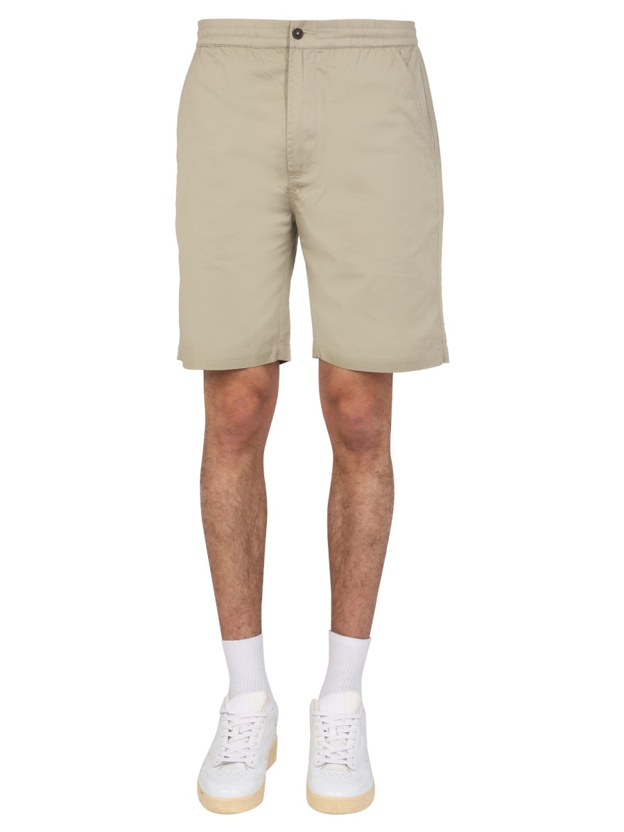 UNIVERSAL WORKS Men's Regular Fit Bermuda Shorts