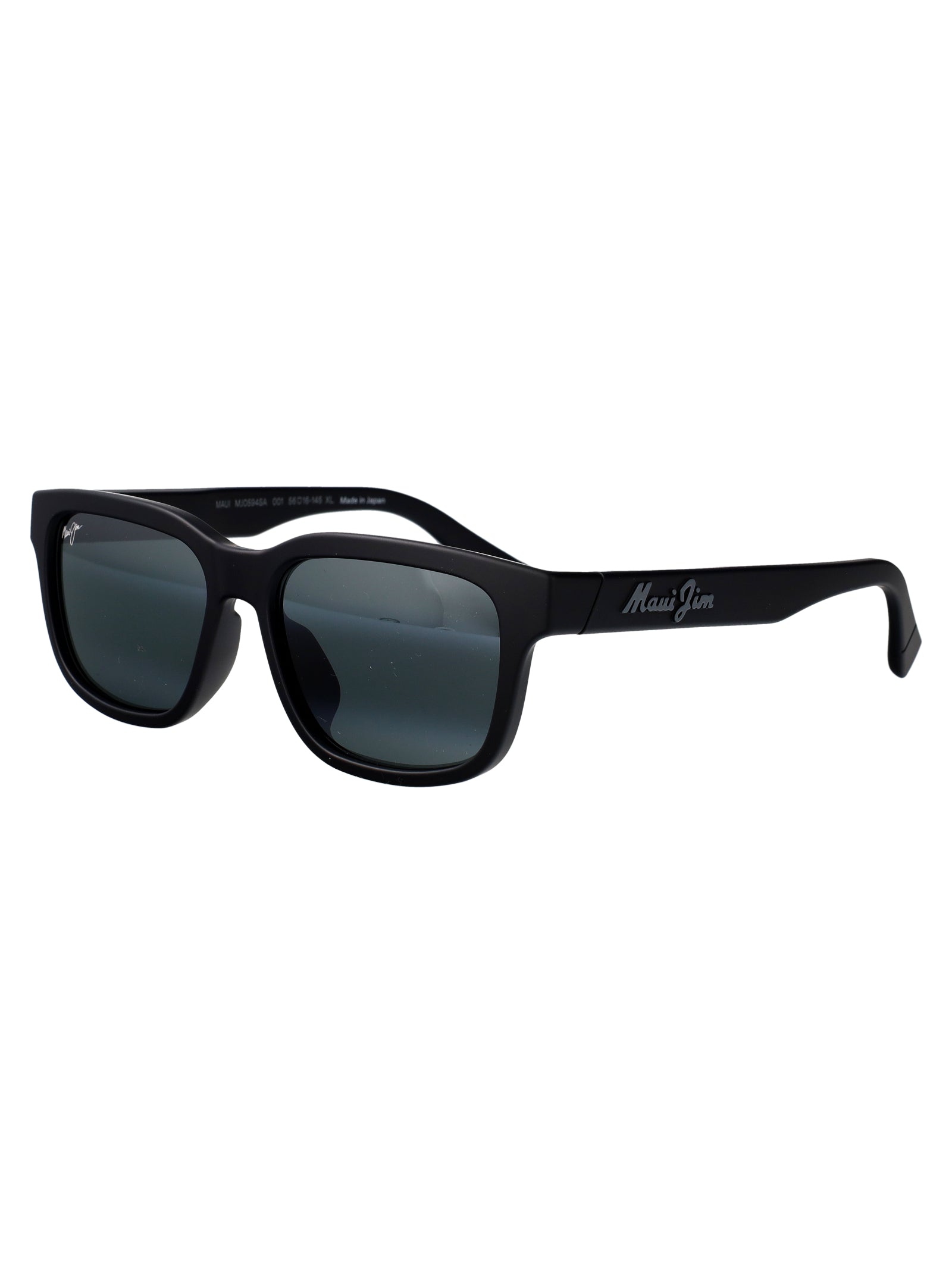 MAUI JIM Matte Black Plastic Sunglasses for Men - Fall/Winter 2025