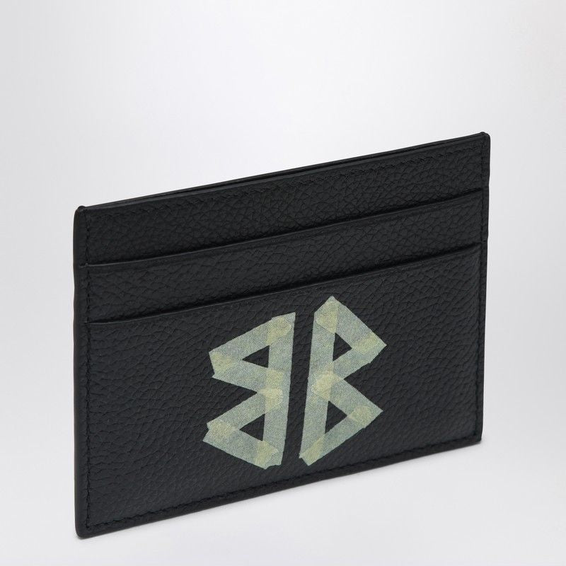 BALENCIAGA Mini Grained Leather Cardholder