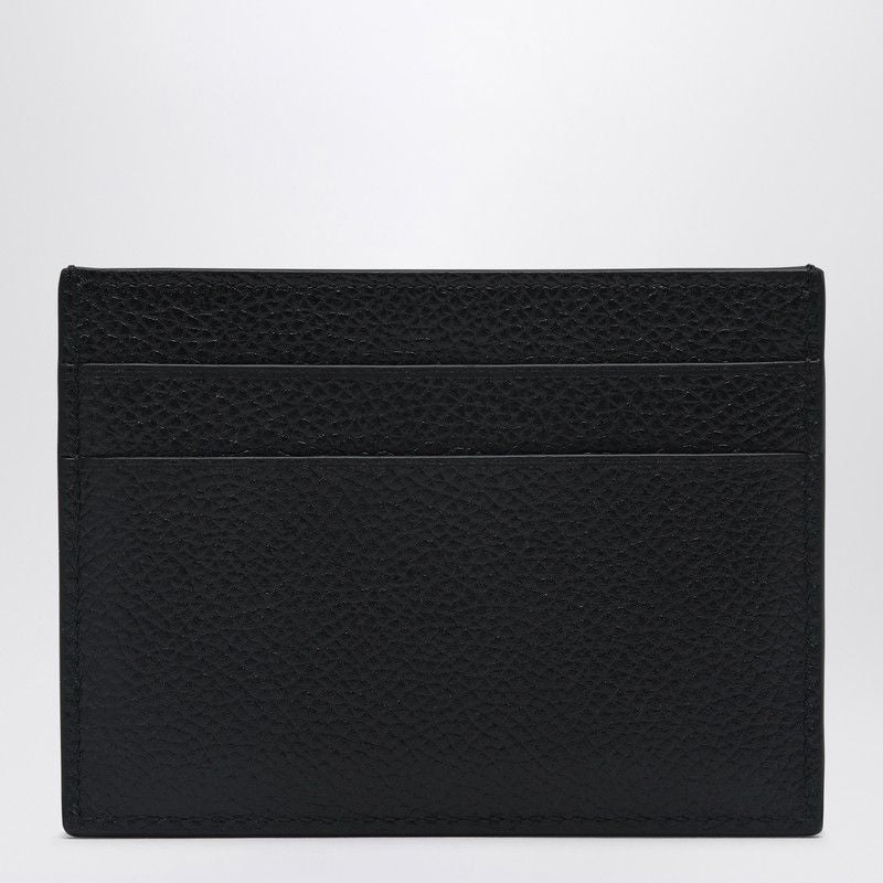 BALENCIAGA Mini Grained Leather Cardholder