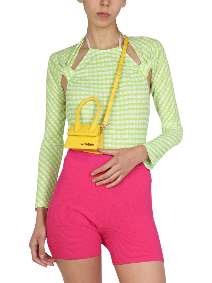 JACQUEMUS Knot Bodysuit with American Neckline