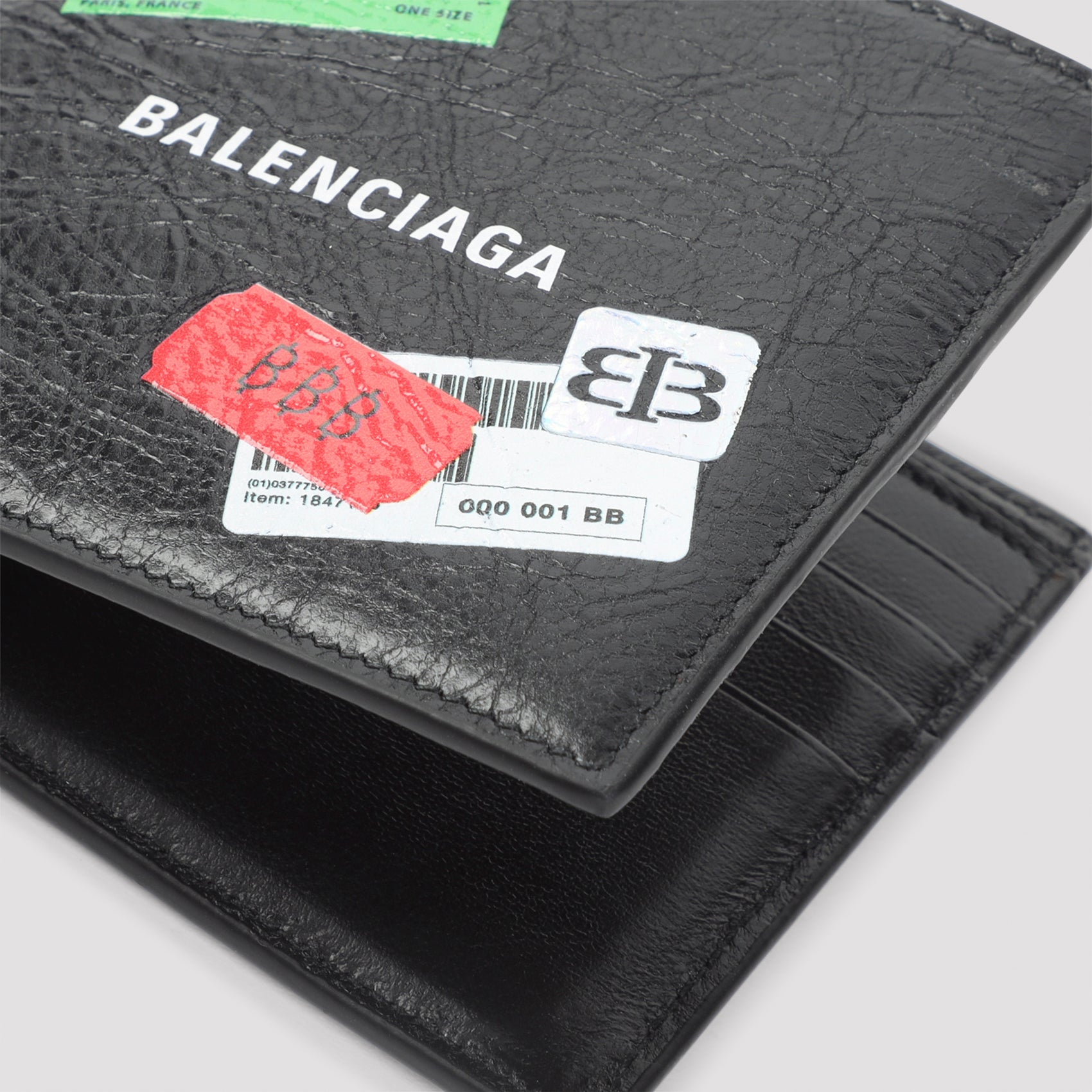 BALENCIAGA Men's Mini Square Fold Wallet