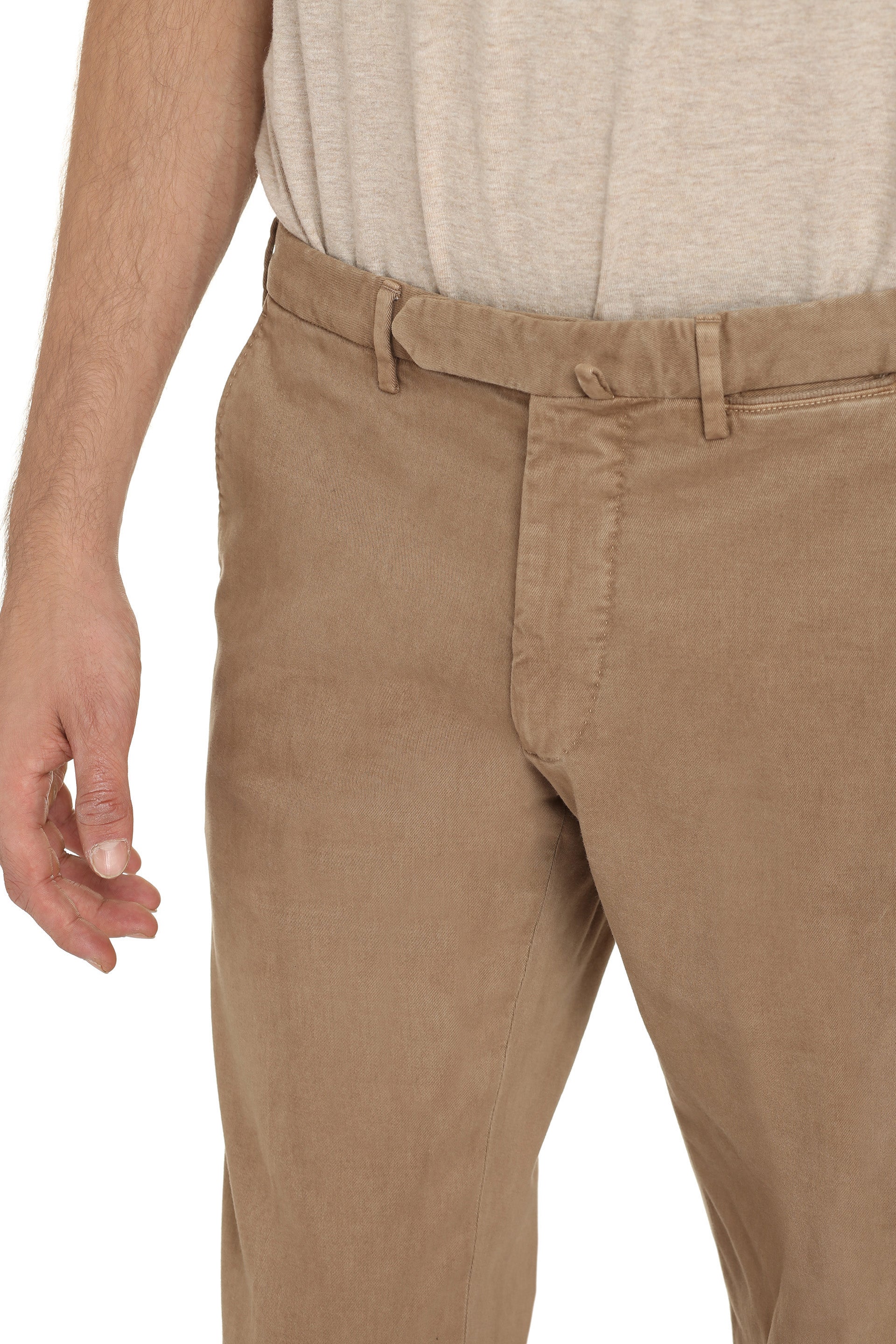 THE (ALPHABET) The Perfect Stretch Cotton Chino Trousers - Mini Fit