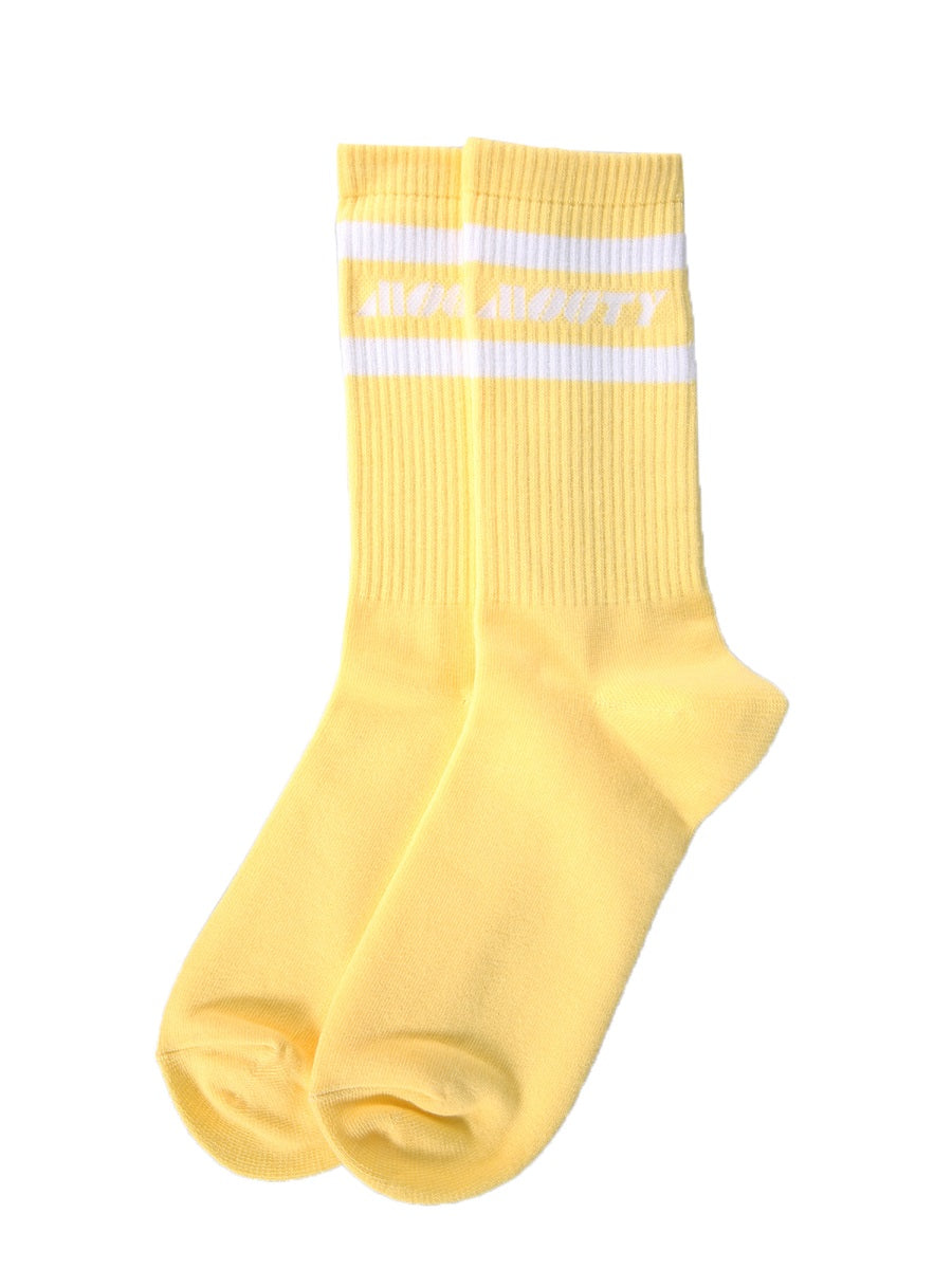 MOUTY Medium Leg Logo Socks