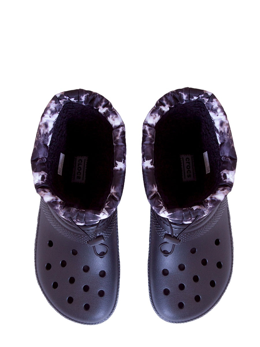 CROCS Women's Tie Dye Lined Classic Clogs Boots
