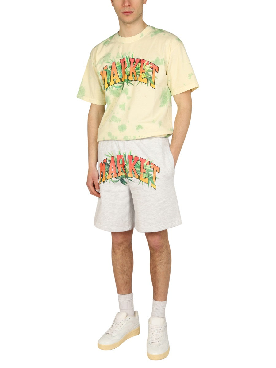 MARKET Graphic Logo Print Crew Neck T-Shirt