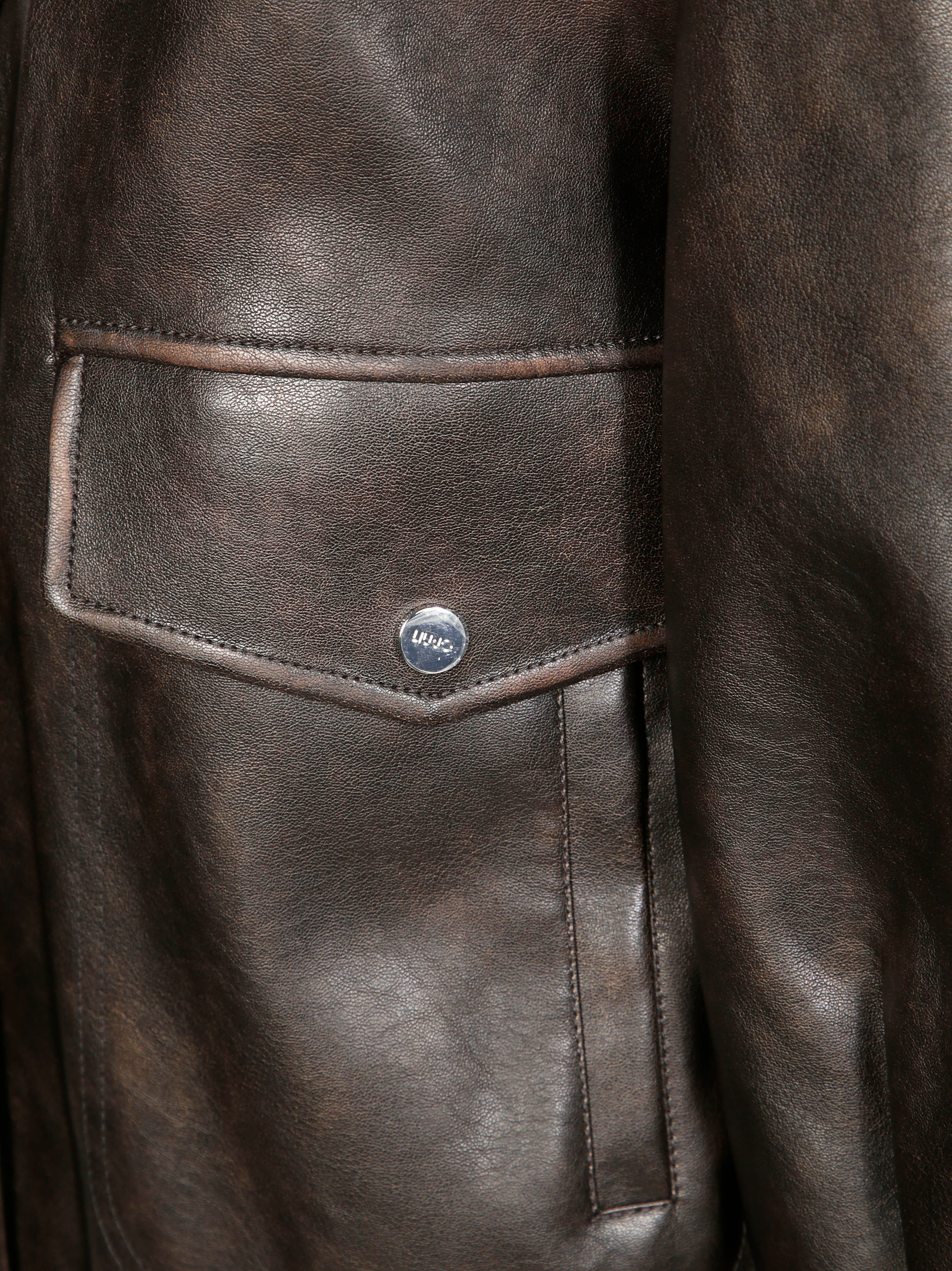 LIUJO Men's Eco-Leather Jacket - Stylish & Contemporary