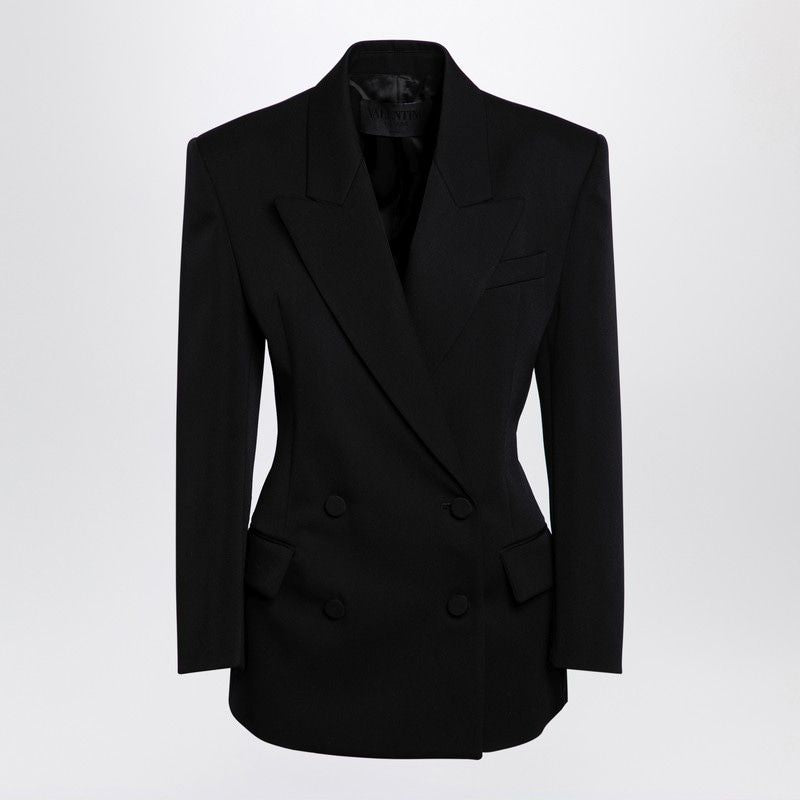 VALENTINO Double-Breasted Wool Jacket for Women