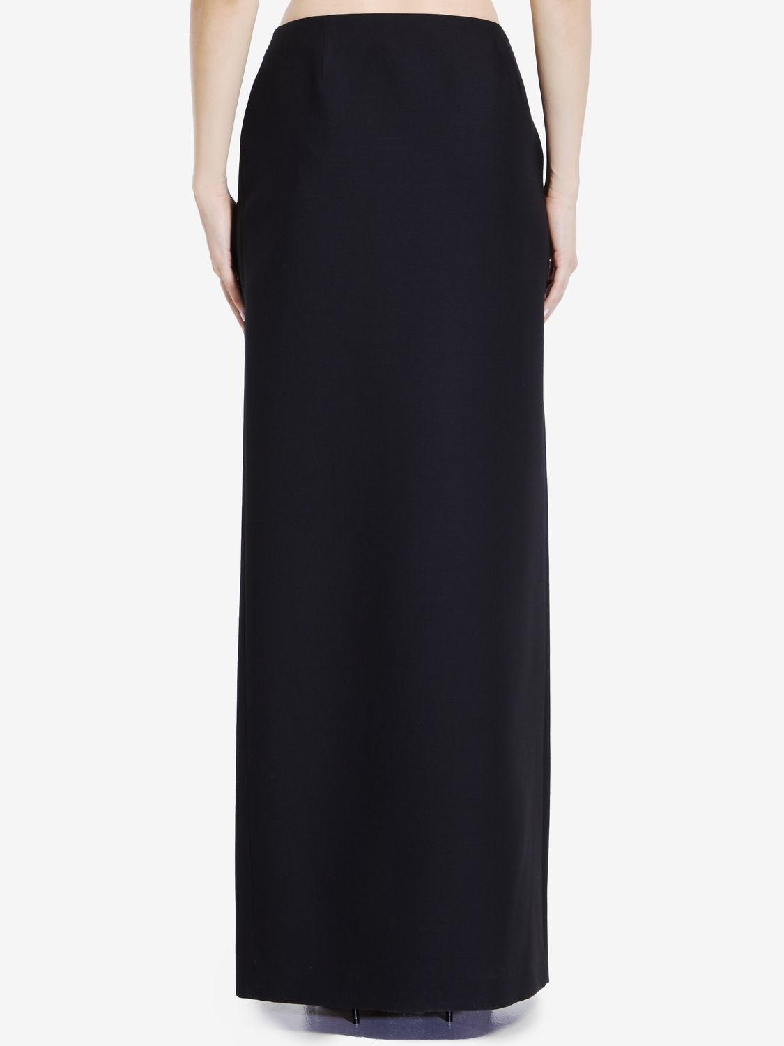 VALENTINO GARAVANI Women’s Long Crepe Couture Skirt with Turn-Lock Detail