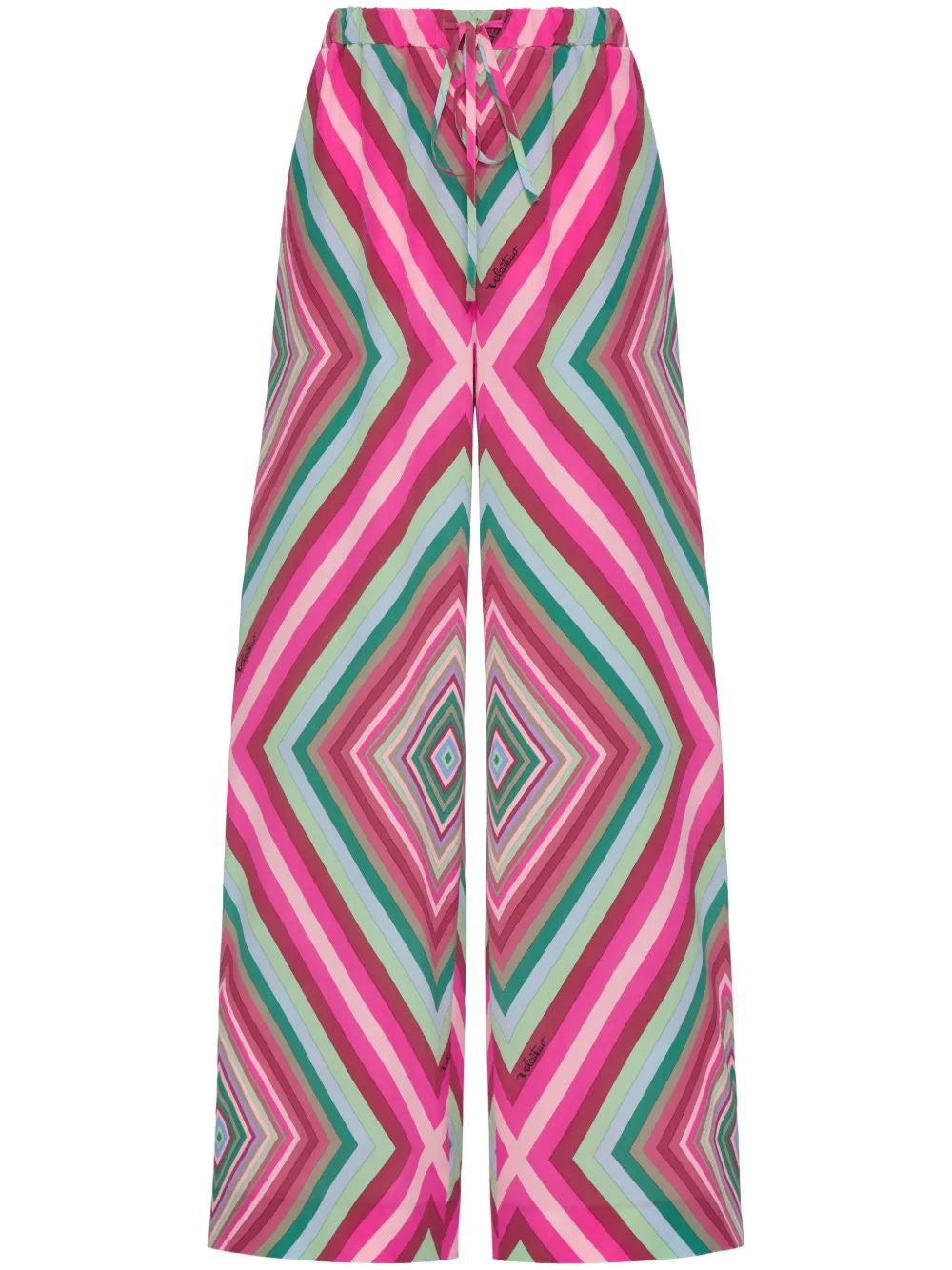 VALENTINO GARAVANI Elegant Patterned Trousers for Women - FW24 Collection