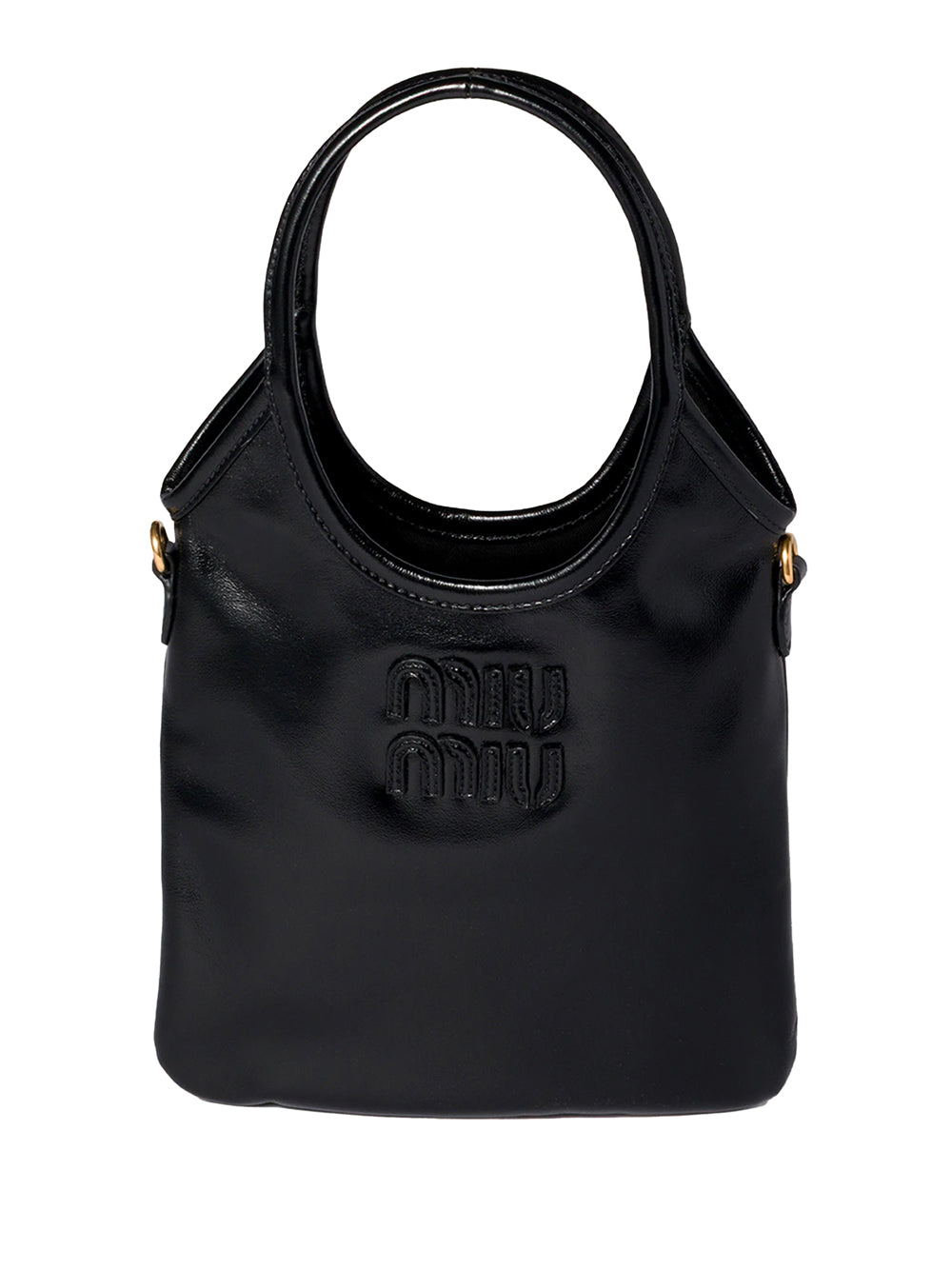 MIU MIU Ivy Leather Handbag - 20 x 24 cm