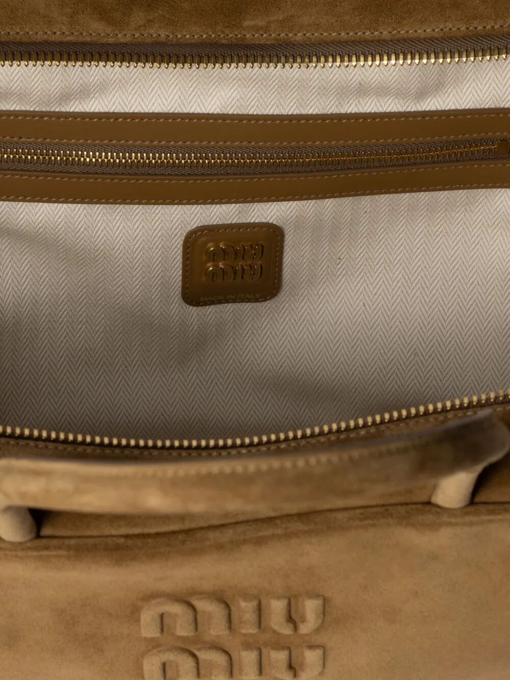 MIU MIU Suede Mini Handbag (34 x 23 x 10 CM)