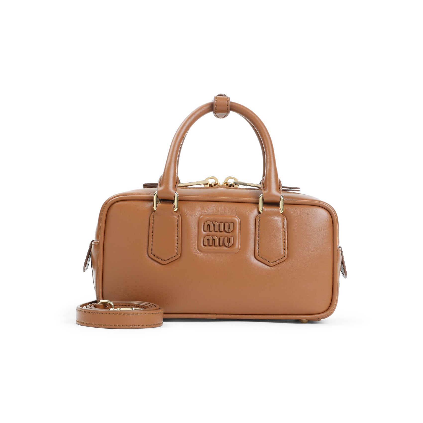 MIU MIU Leather Top-Handle Handbag