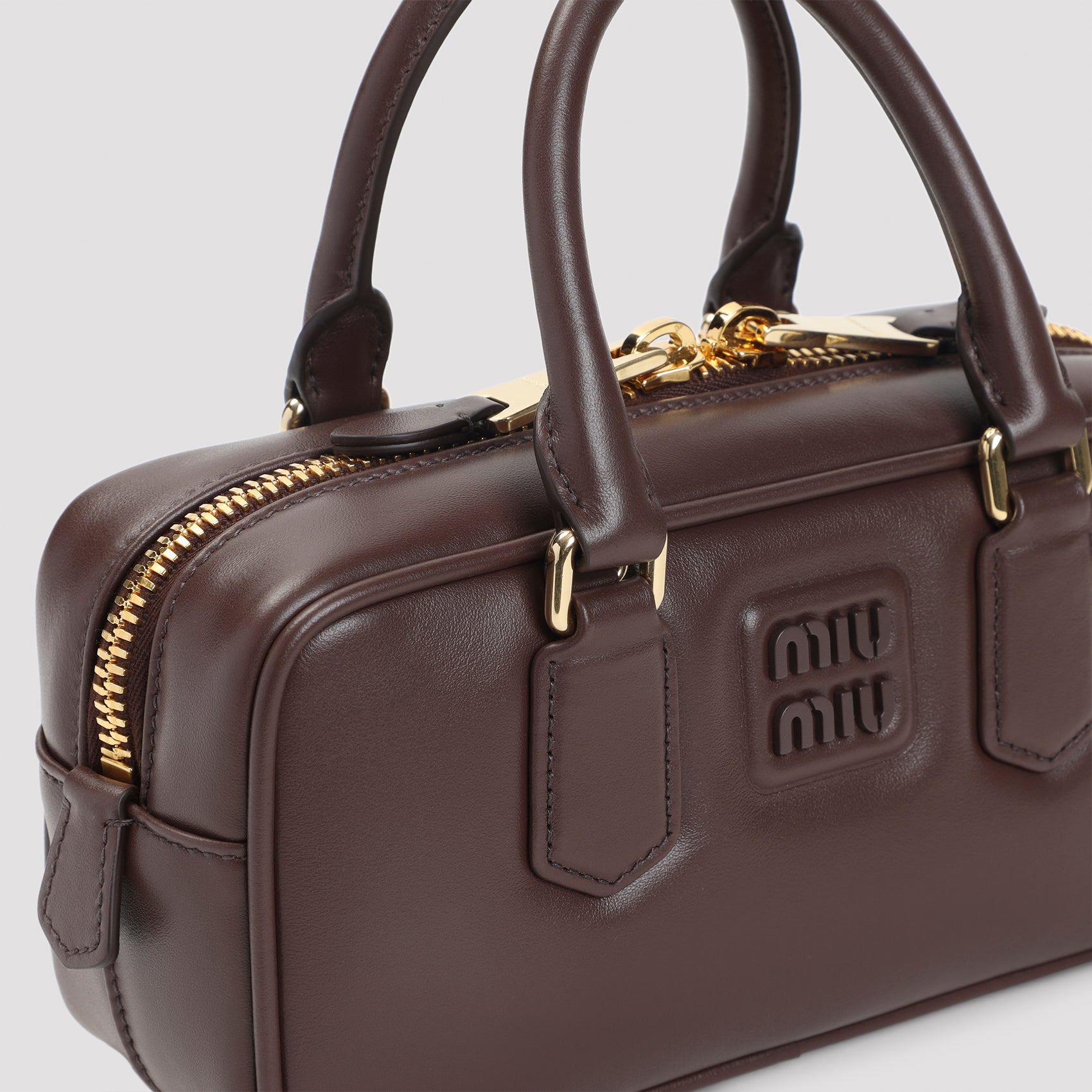 MIU MIU Mini Leather Handbag - 22cm x 11cm x 8cm