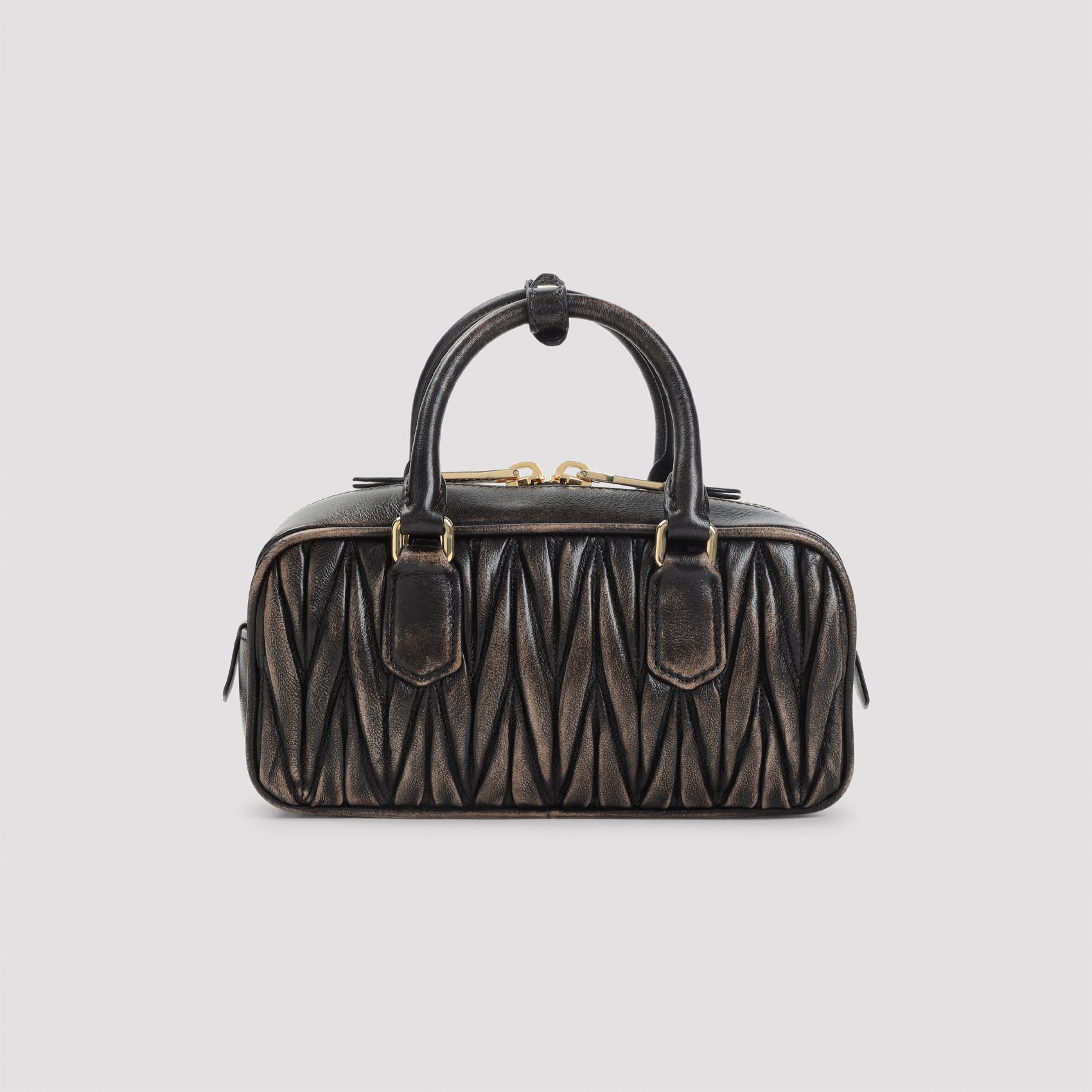 MIU MIU Lamb Leather Shoulder Handbag - Mini