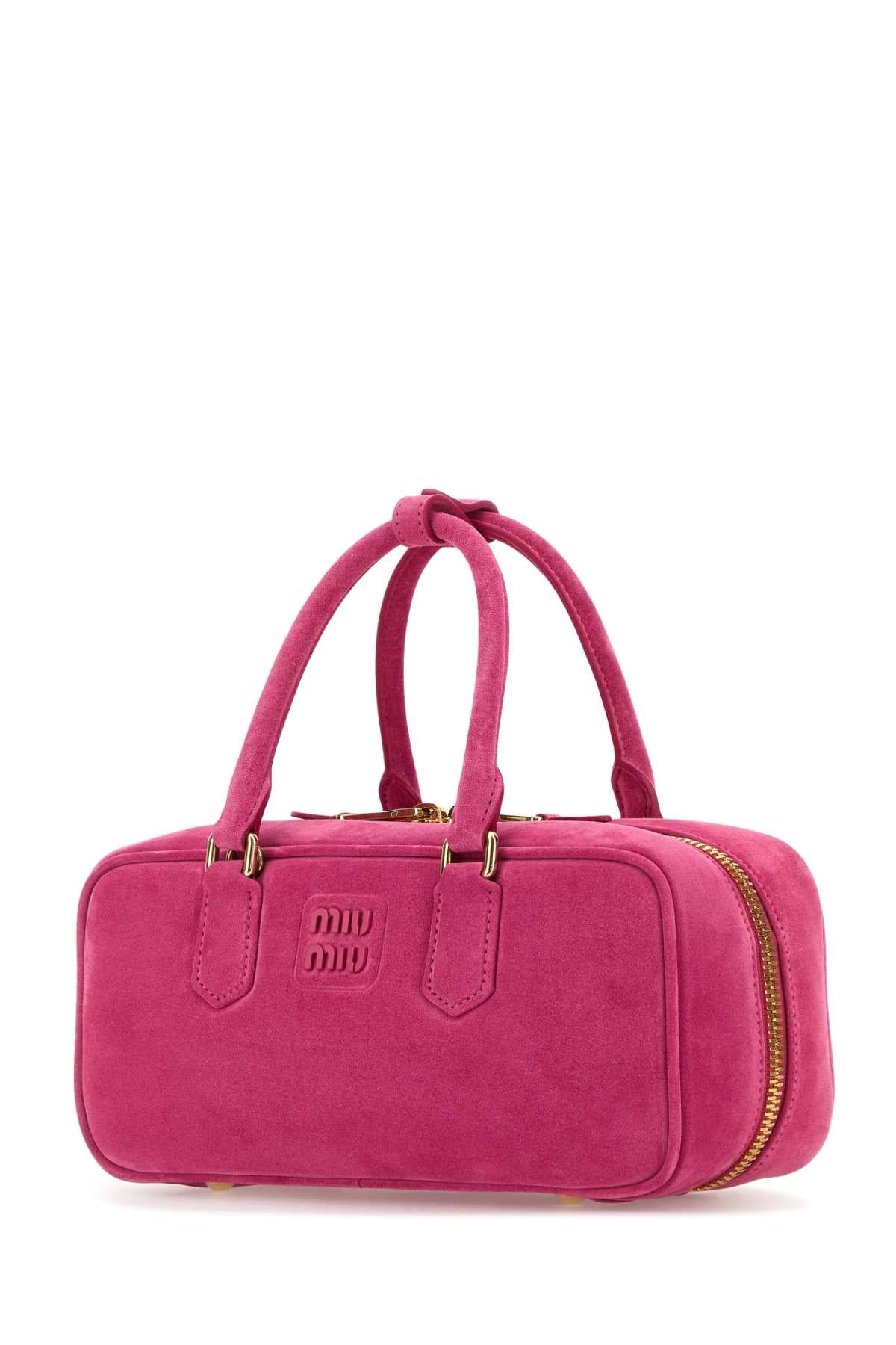 MIU MIU Suede Arcadie Handbag
