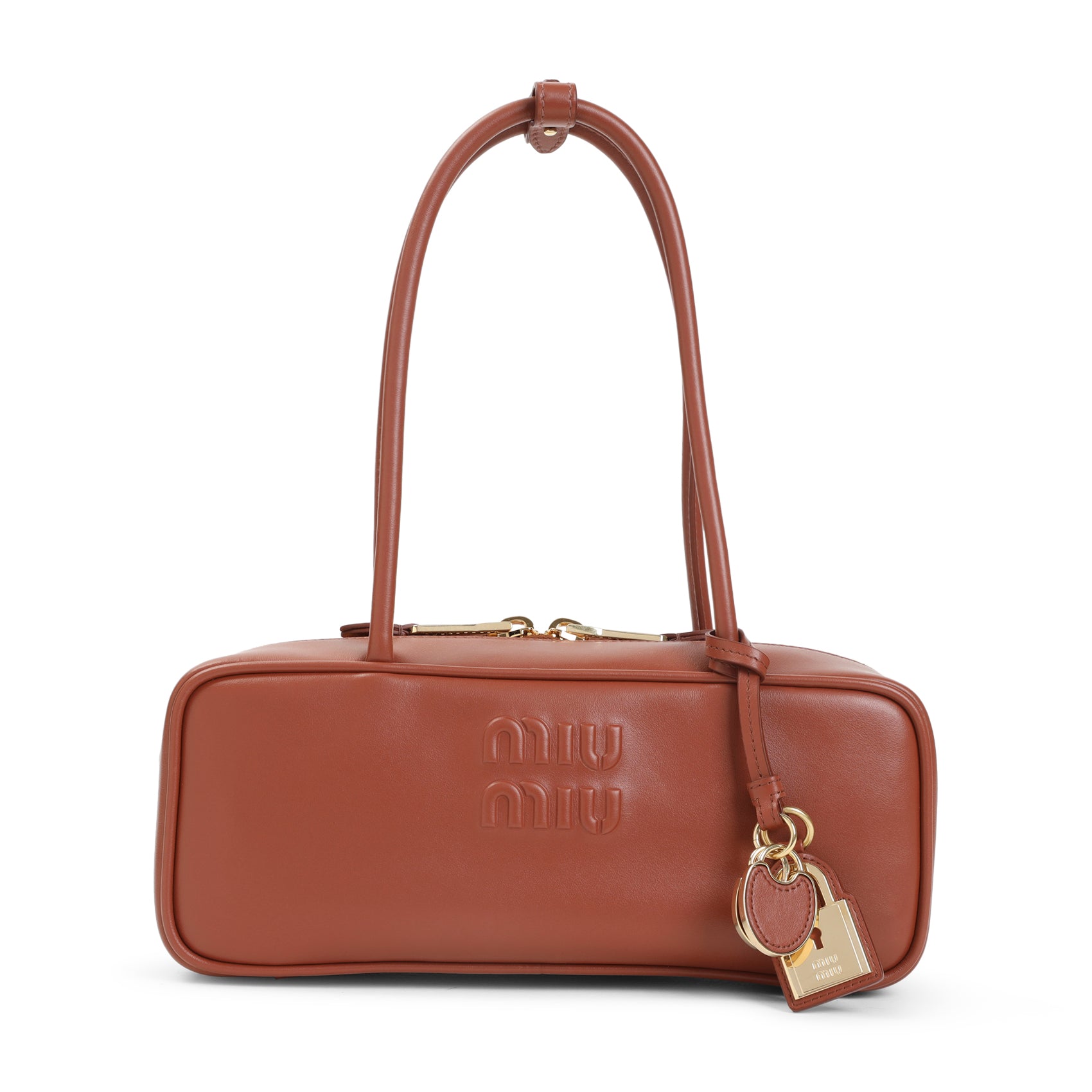 MIU MIU Mini Leather Handbag - 28CM x 11CM x 8CM
