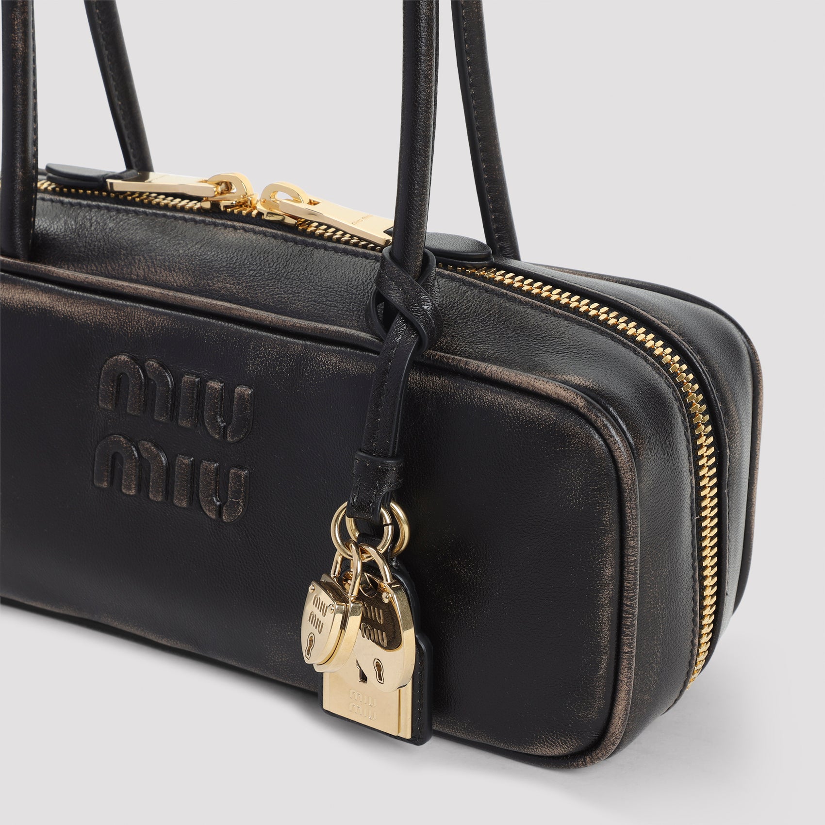 MIU MIU Classic Leather Shoulder Handbag - Mini