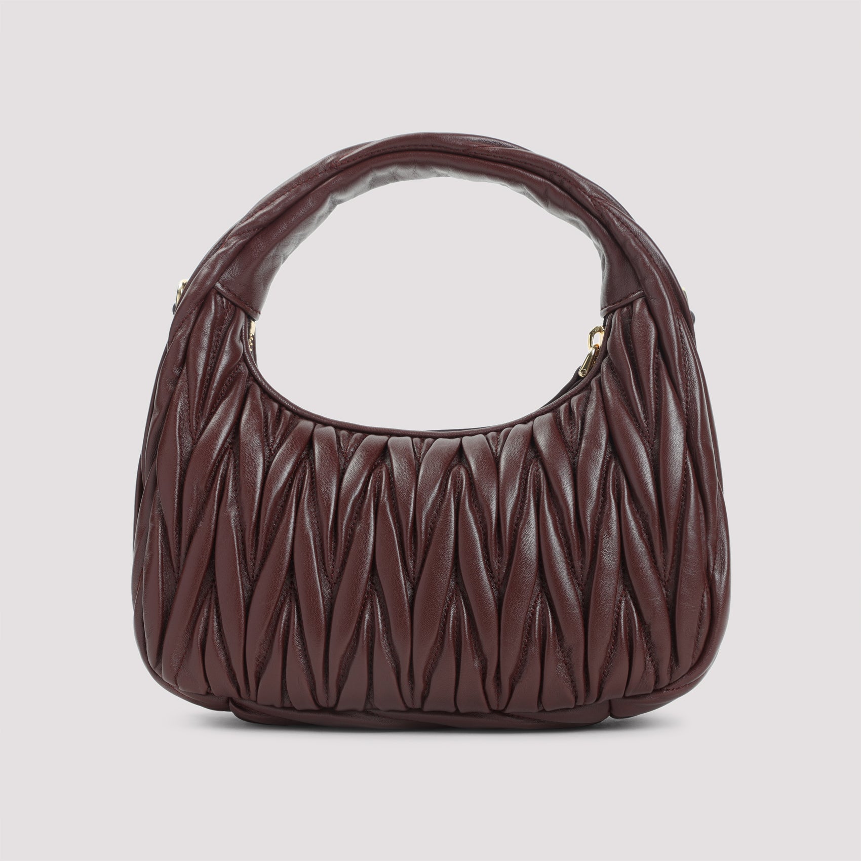 MIU MIU Matelassé Hobo Handbag - 24cm x 13cm x 7cm