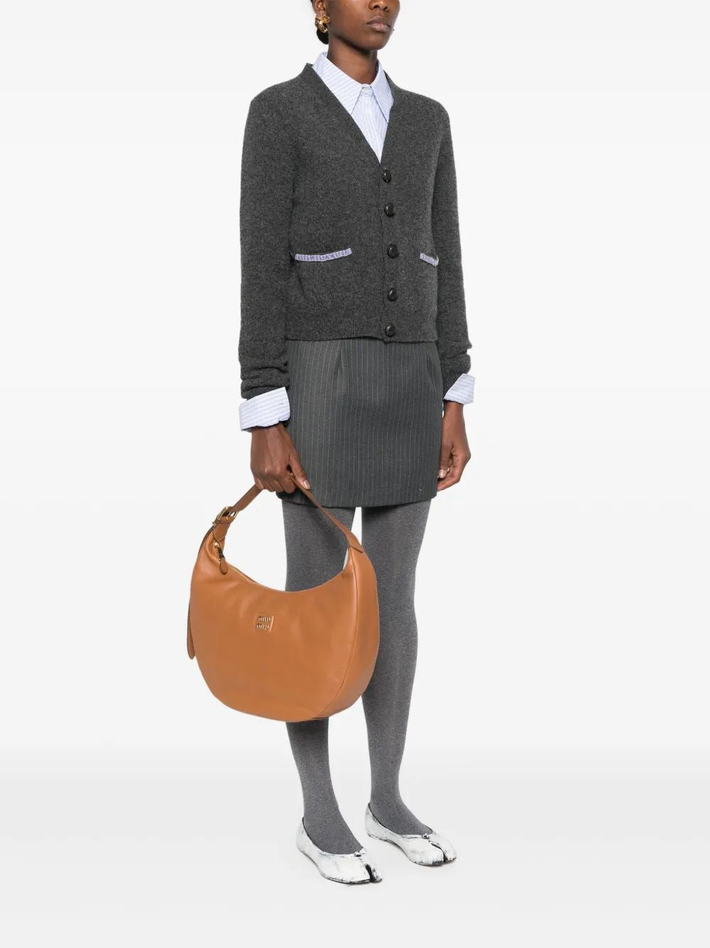 MIU MIU Leather Shoulder Handbag