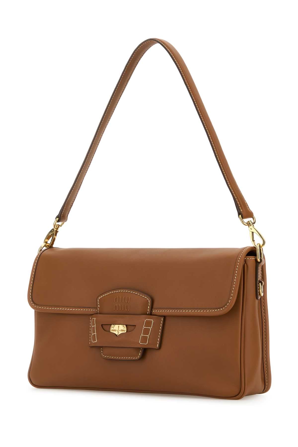 MIU MIU Mini Leather Penny Shoulder Handbag