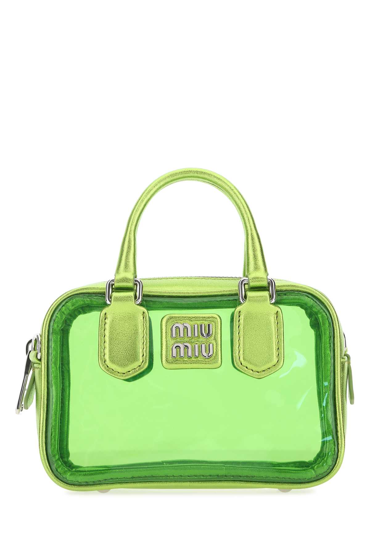 MIU MIU Mini Leather and PVC Handbag
