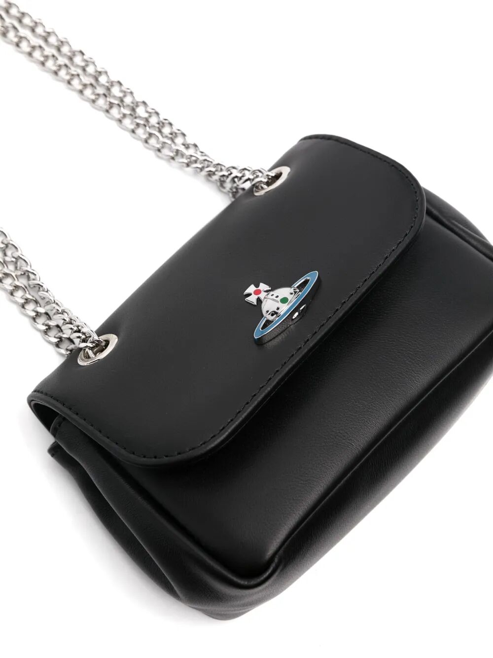 VIVIENNE WESTWOOD Mini Leather Shoulder Chain Purse