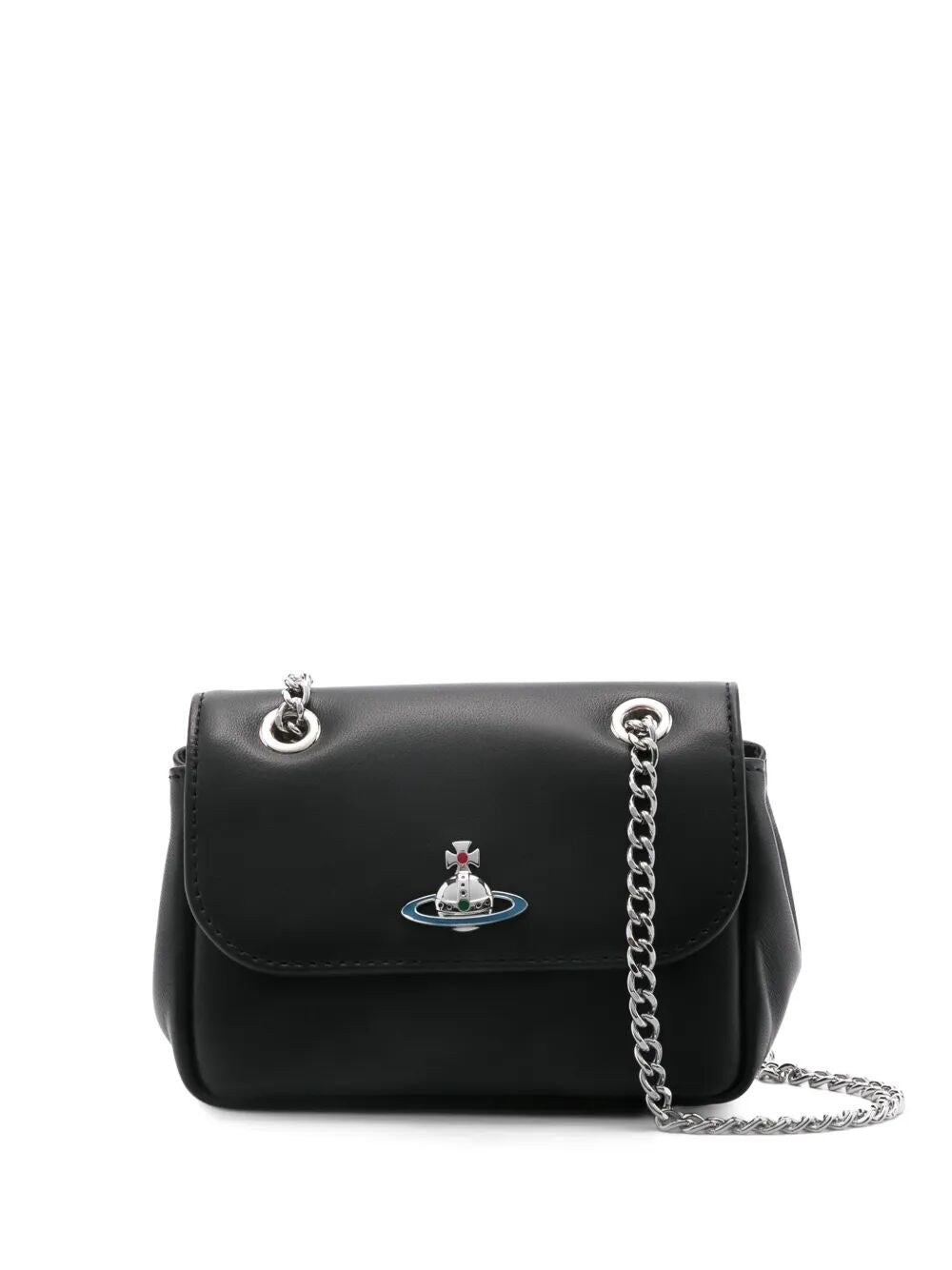 VIVIENNE WESTWOOD Mini Leather Shoulder Chain Purse