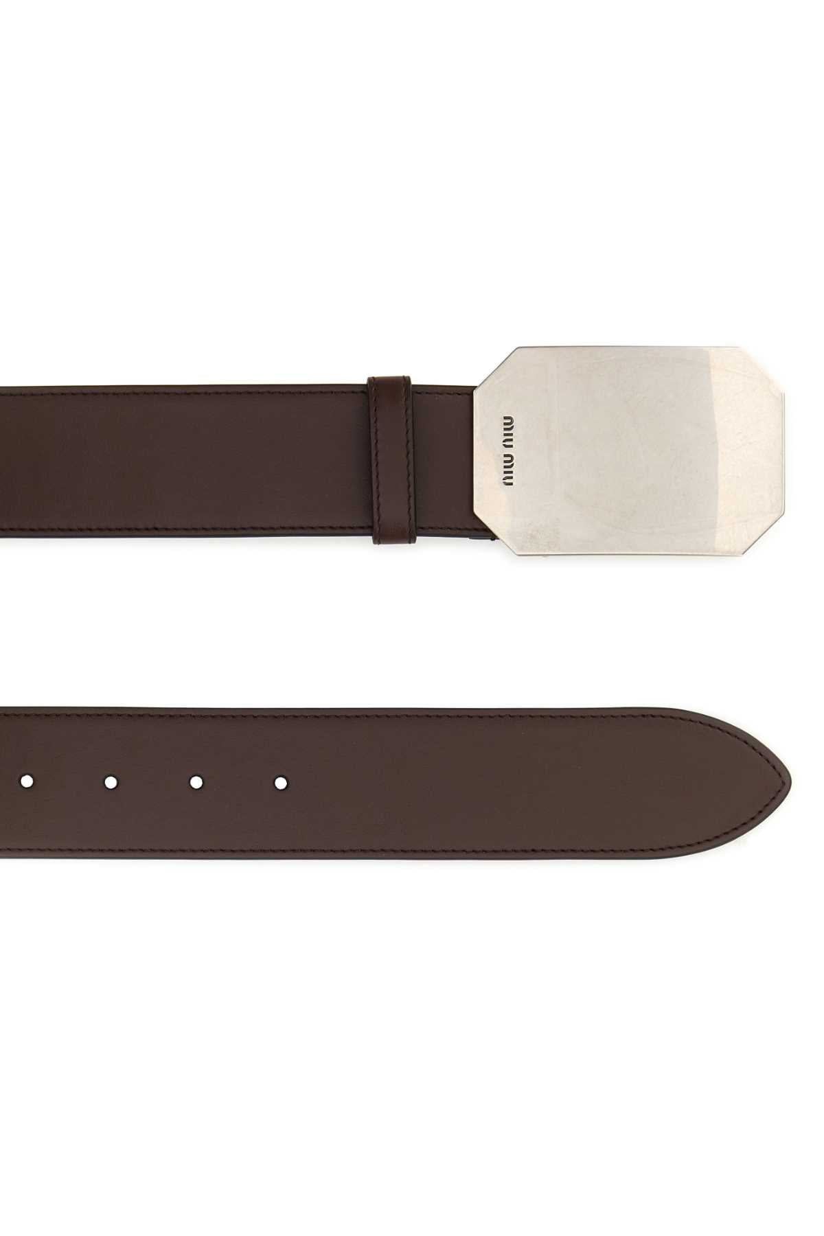 MIU MIU Elegant Leather Belt