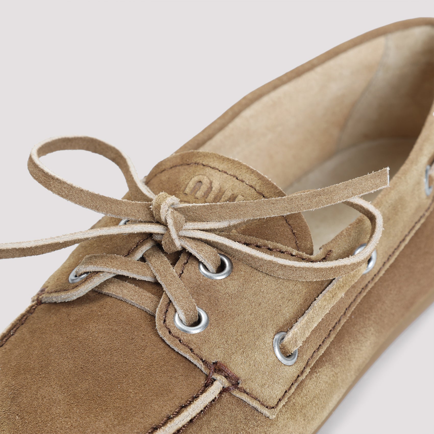 MIU MIU Suede Loafers for Women