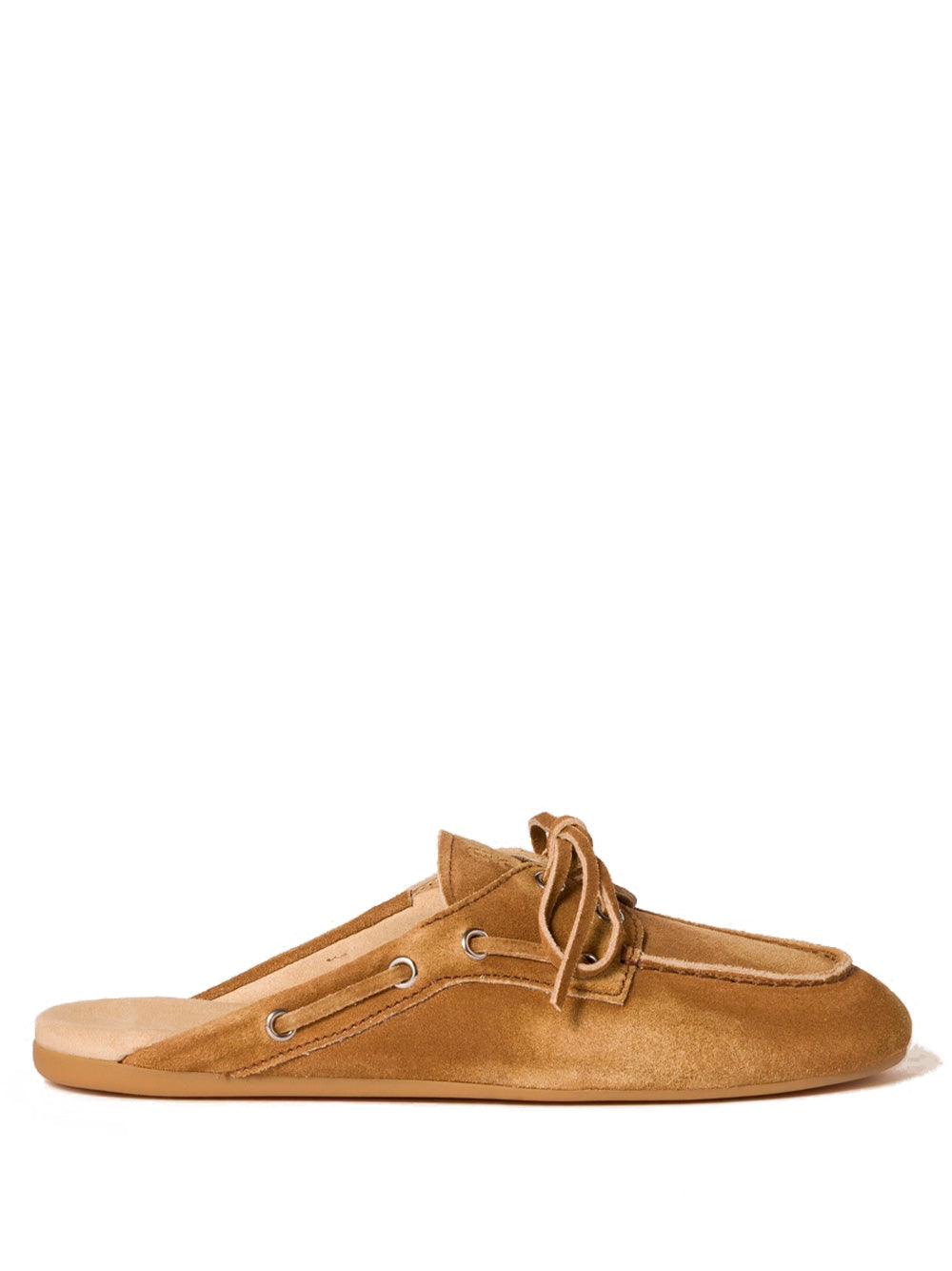 MIU MIU Faded Suede Flats for Women