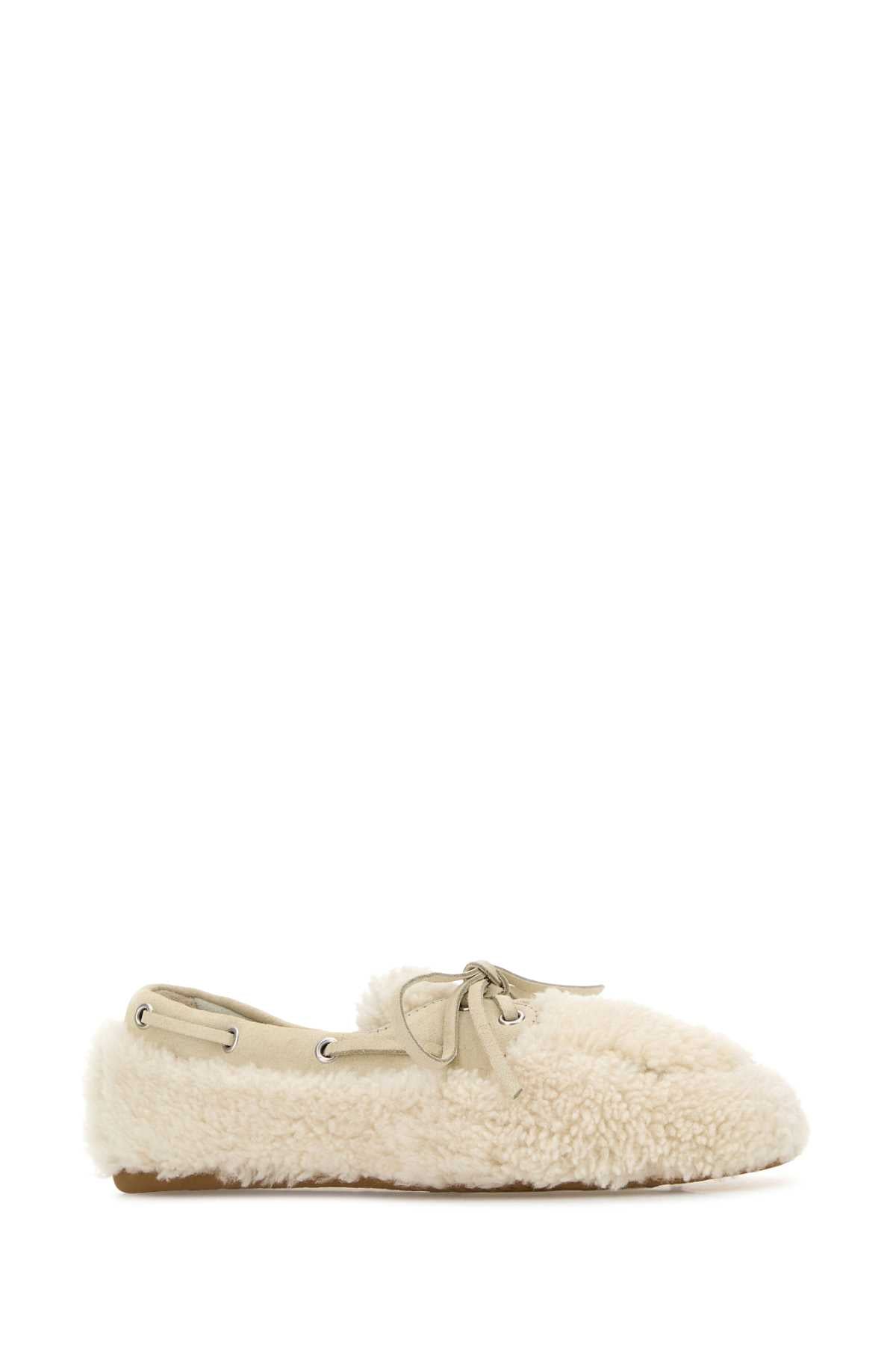 MIU MIU Shearling Loafers for Women - FW25 Collection