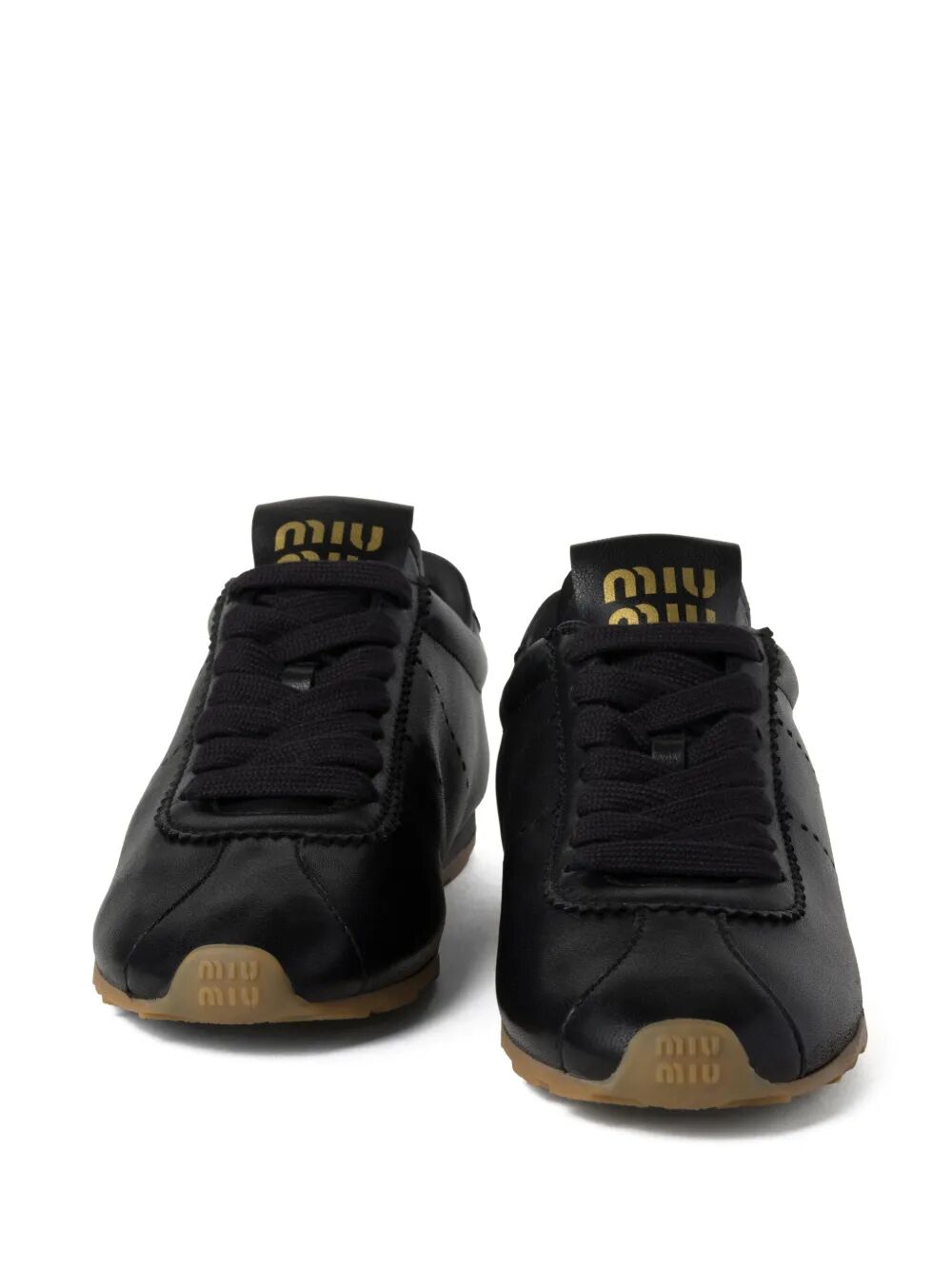 MIU MIU Plume Nappa Leather Sneakers for Women
