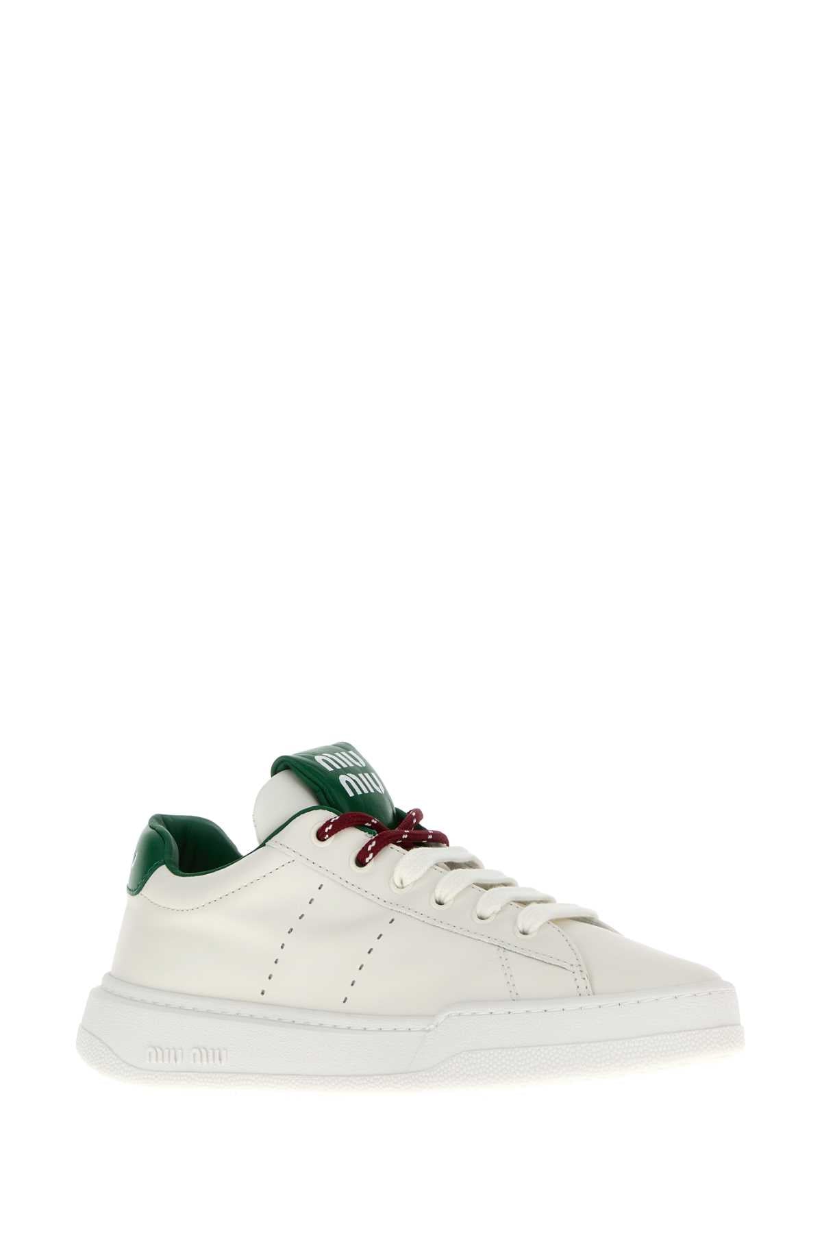 MIU MIU Classic Women's Leather Sneakers