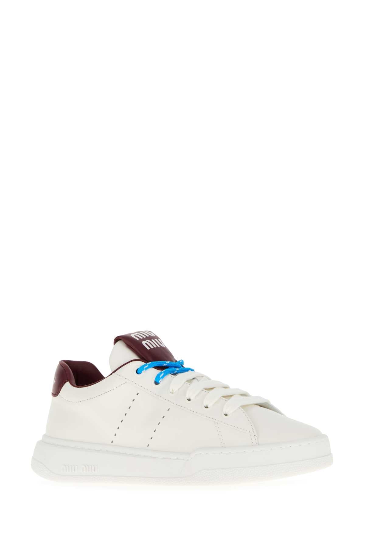 MIU MIU Stylish Leather Sneakers for Women