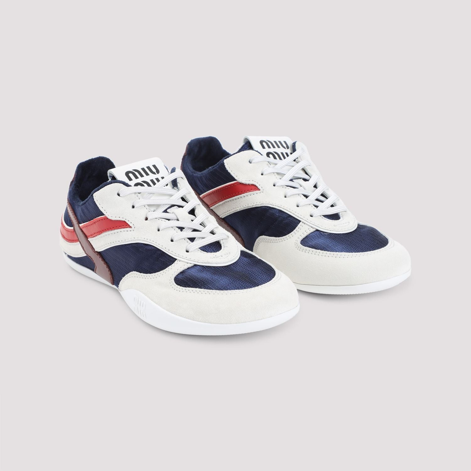 MIU MIU Women's Gymnasium Leather Sneakers